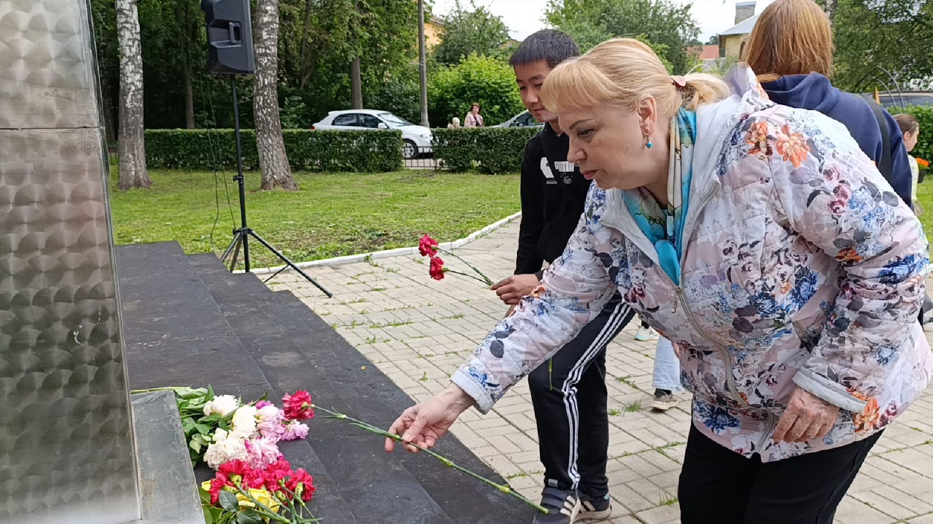 пушкинский округ, день памяти и скорби, возложение цветов, жители, герои вов, памятная акция,великая отечественная война,