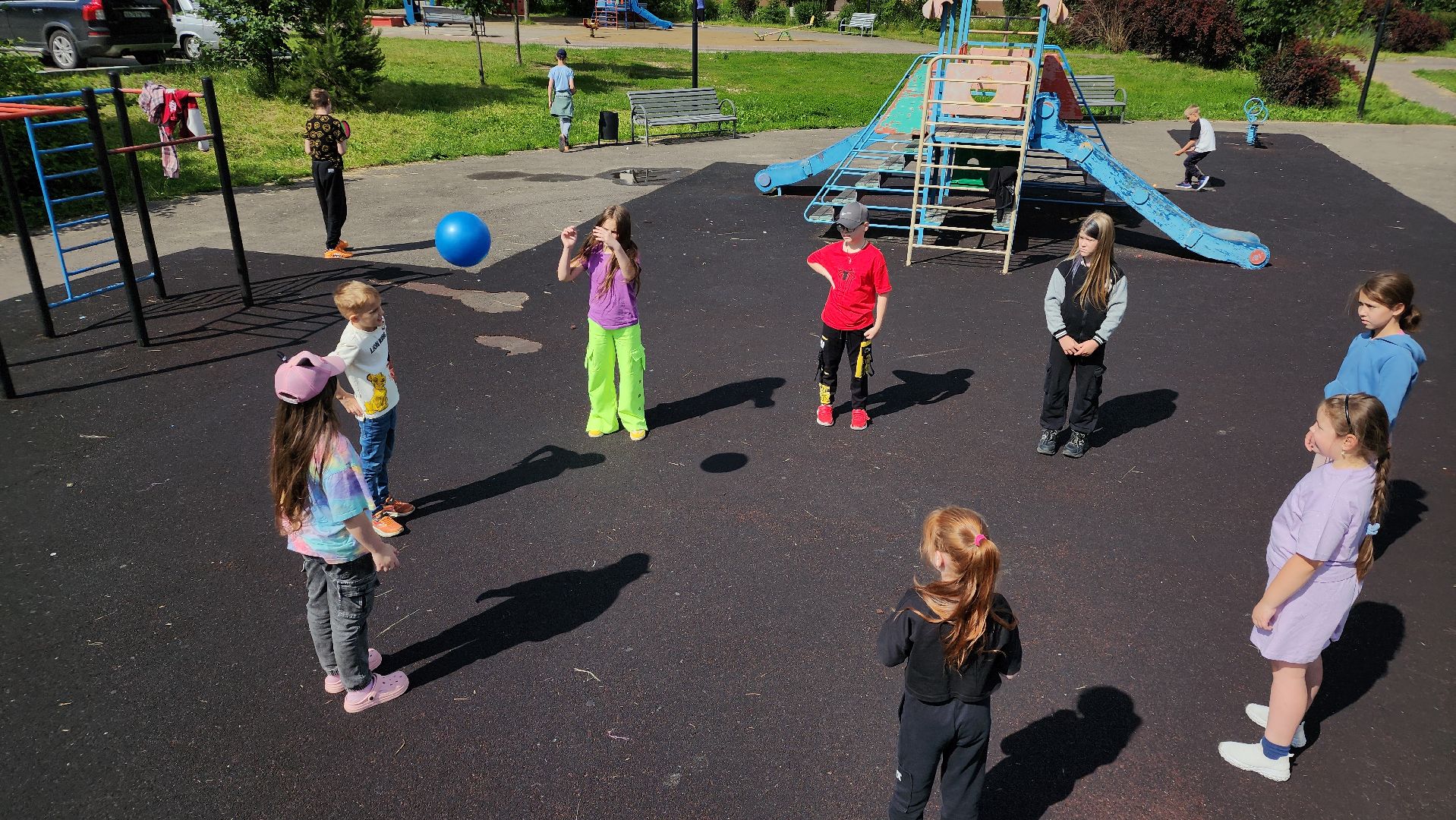 дети, зарядка, лето, каникулы, лосино-петровский,