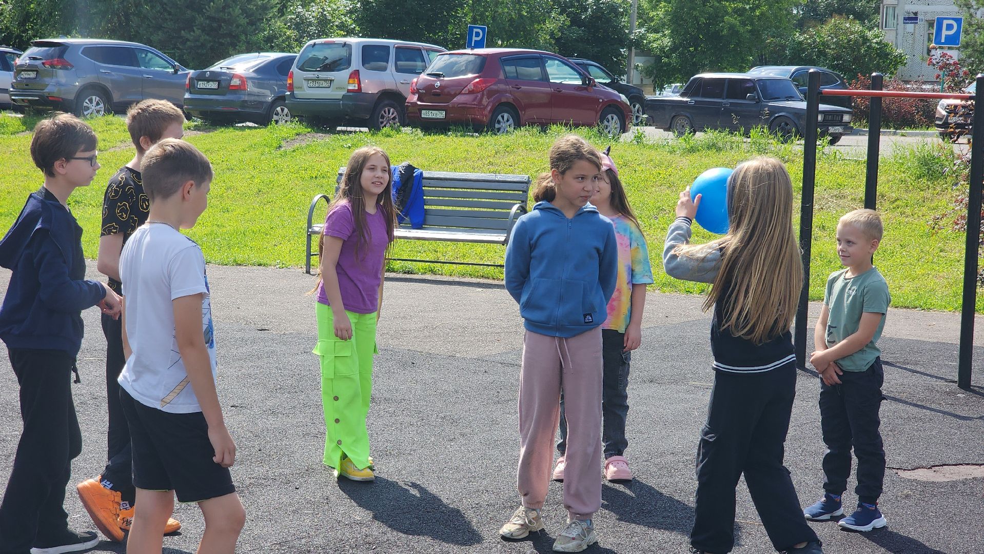 дети, зарядка, лето, каникулы, лосино-петровский,