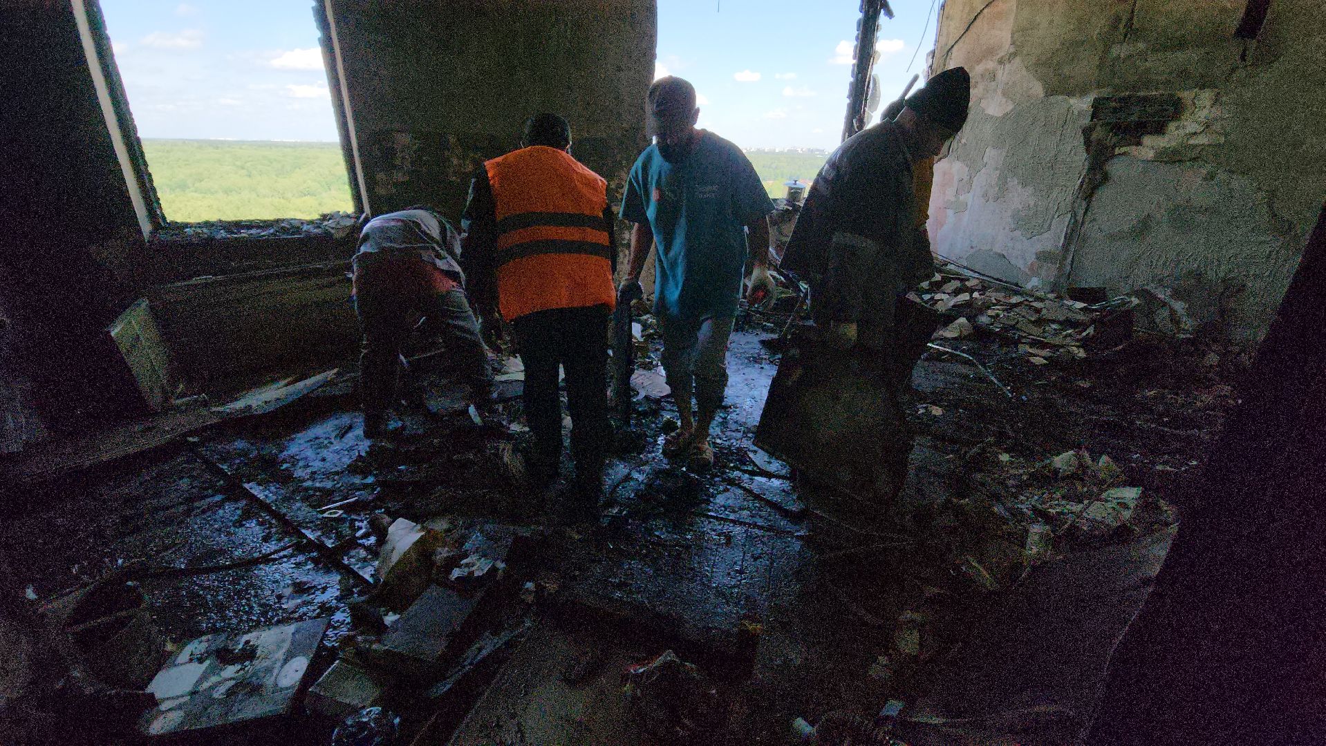 беспилотник, чп, красногорск, пожар,