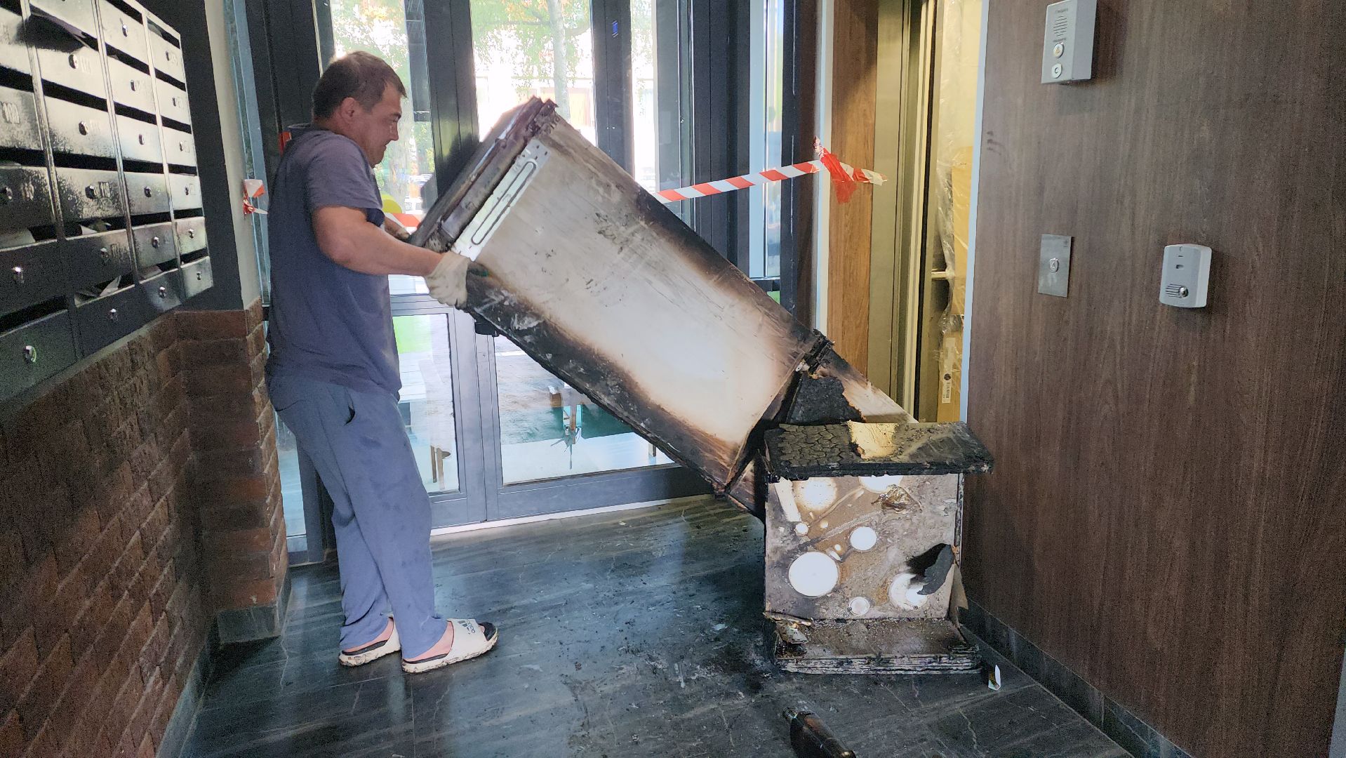 беспилотник, чп, красногорск, пожар,