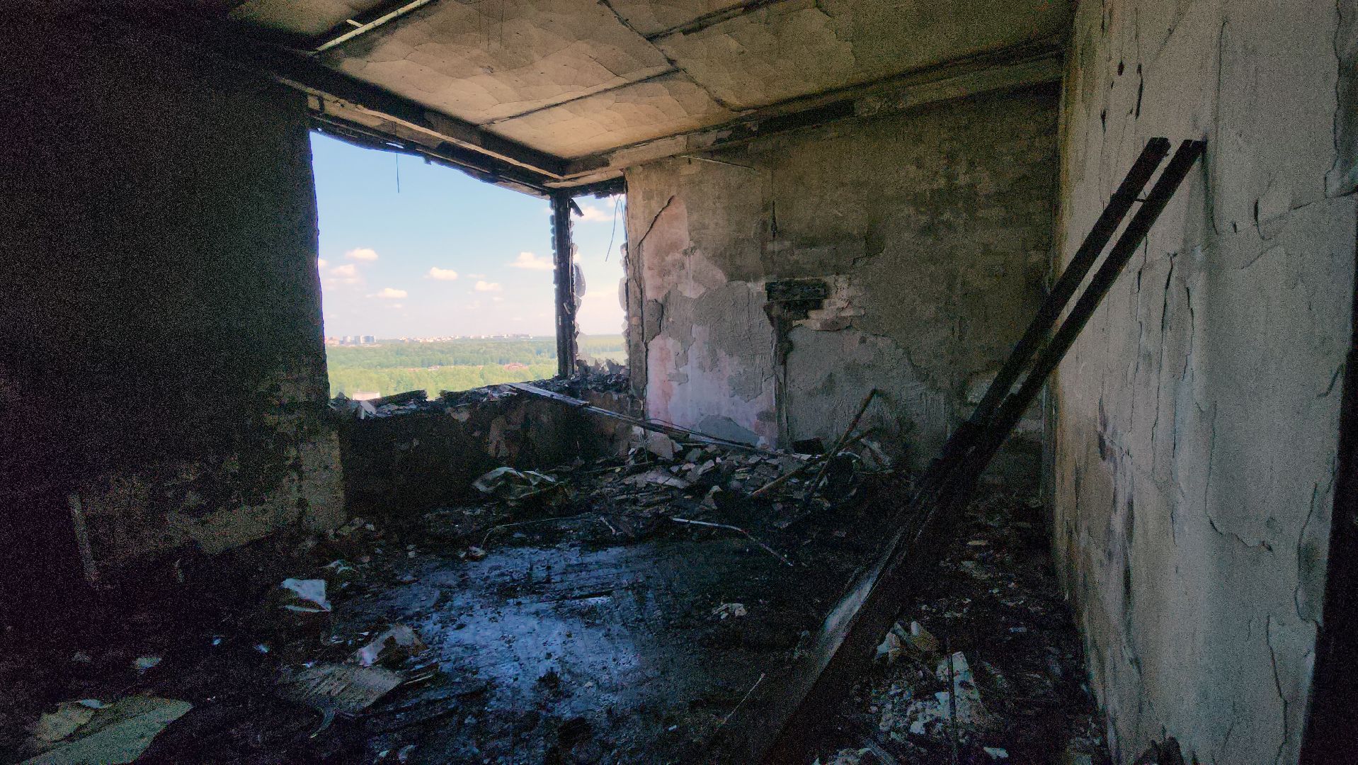 беспилотник, чп, красногорск, пожар,