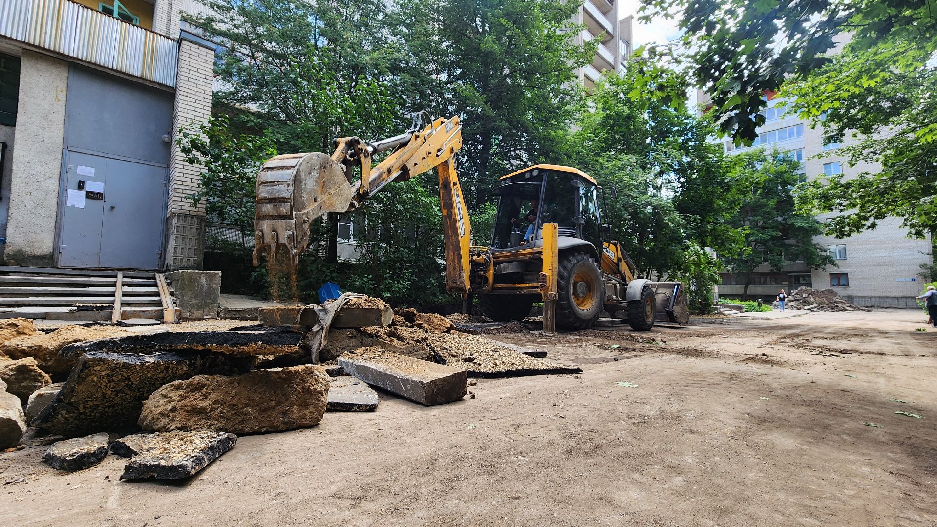 комплексное благоустройство двора, лесной бульвар протвино, комфортный город,