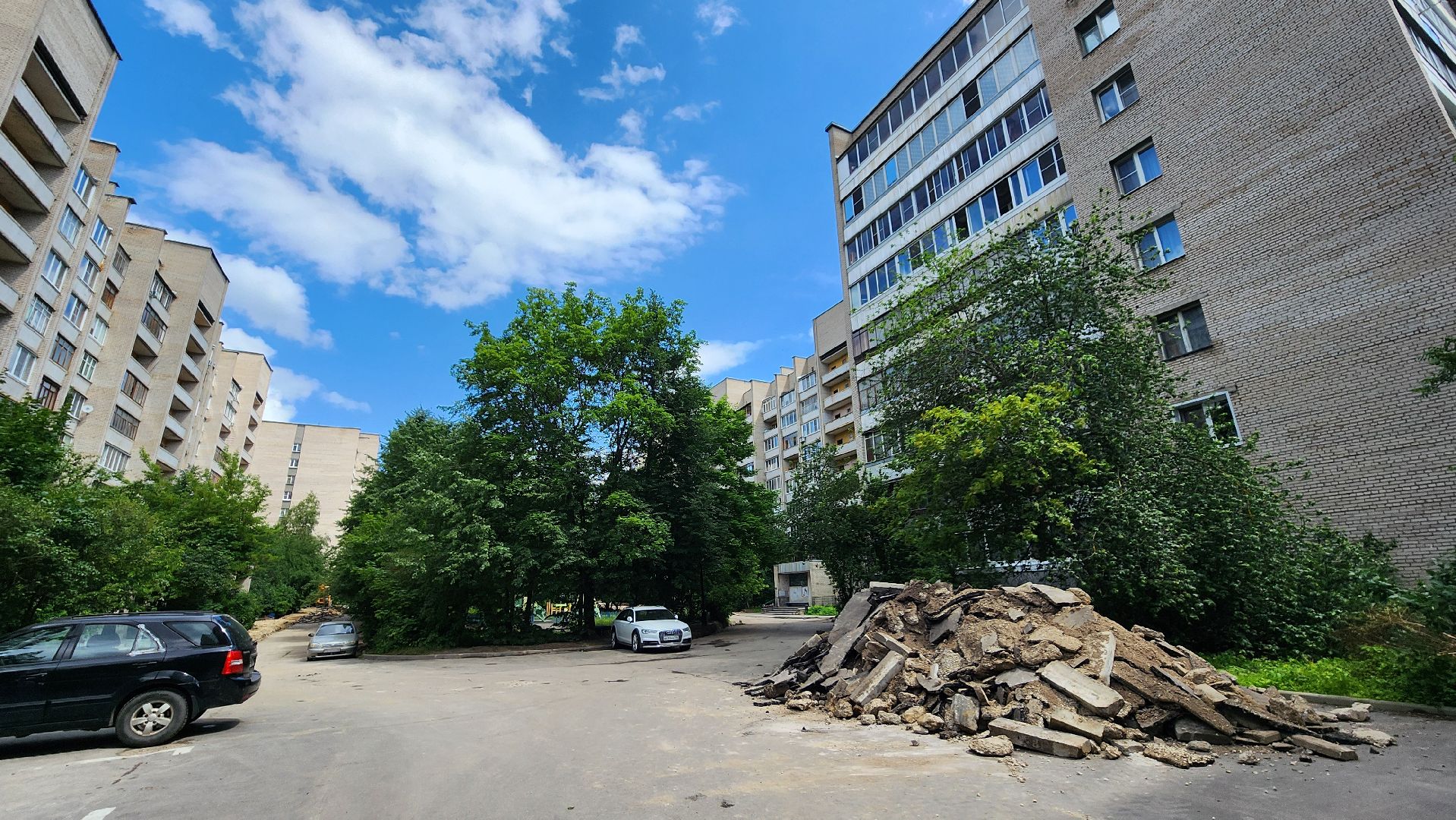 комплексное благоустройство двора, лесной бульвар протвино, комфортный город,