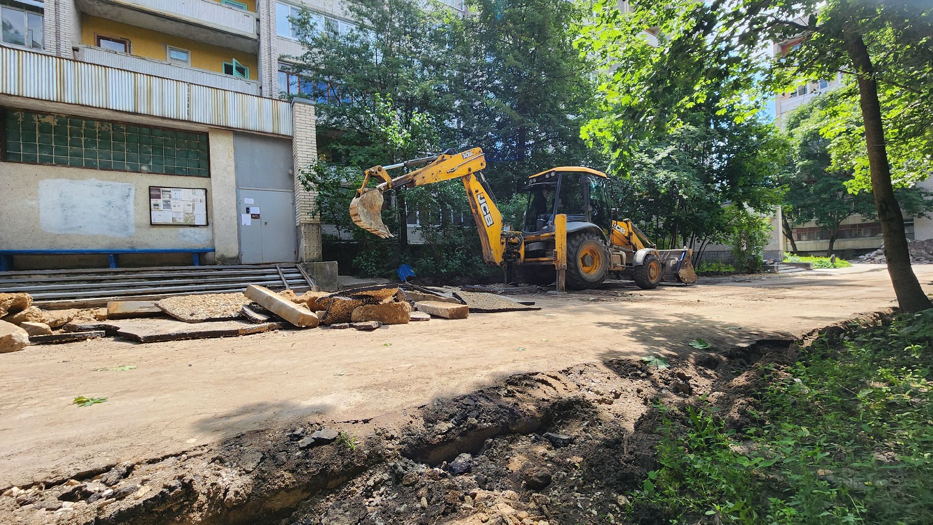 комплексное благоустройство двора, лесной бульвар протвино, комфортный город,