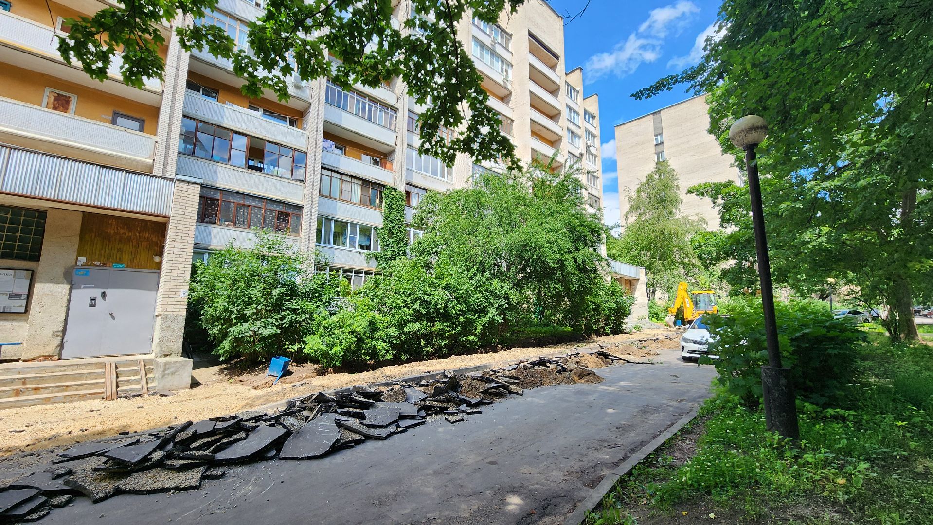 комплексное благоустройство двора, лесной бульвар протвино, комфортный город,