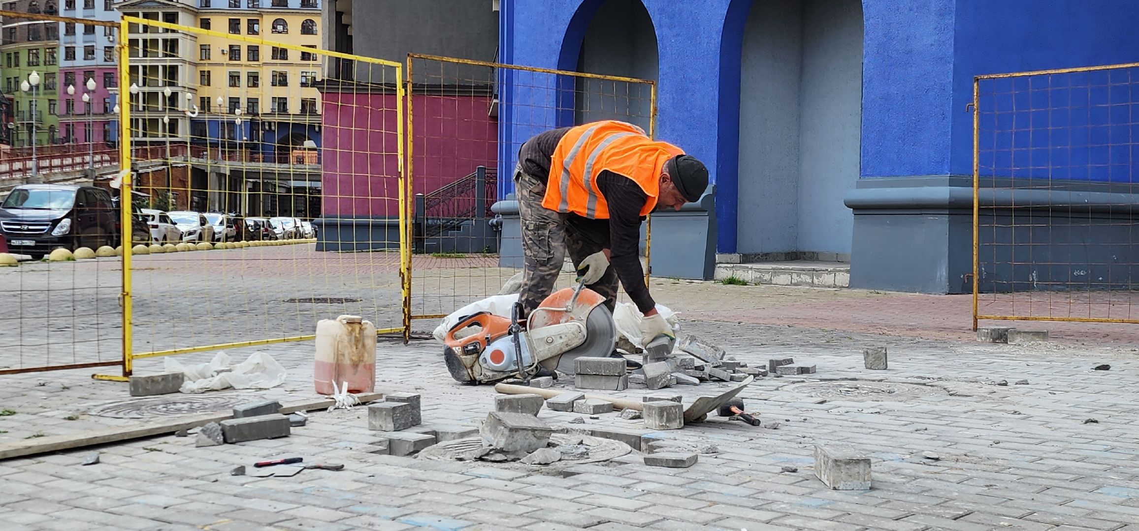 Химки, Благоустройство , Дороги, Плитка,