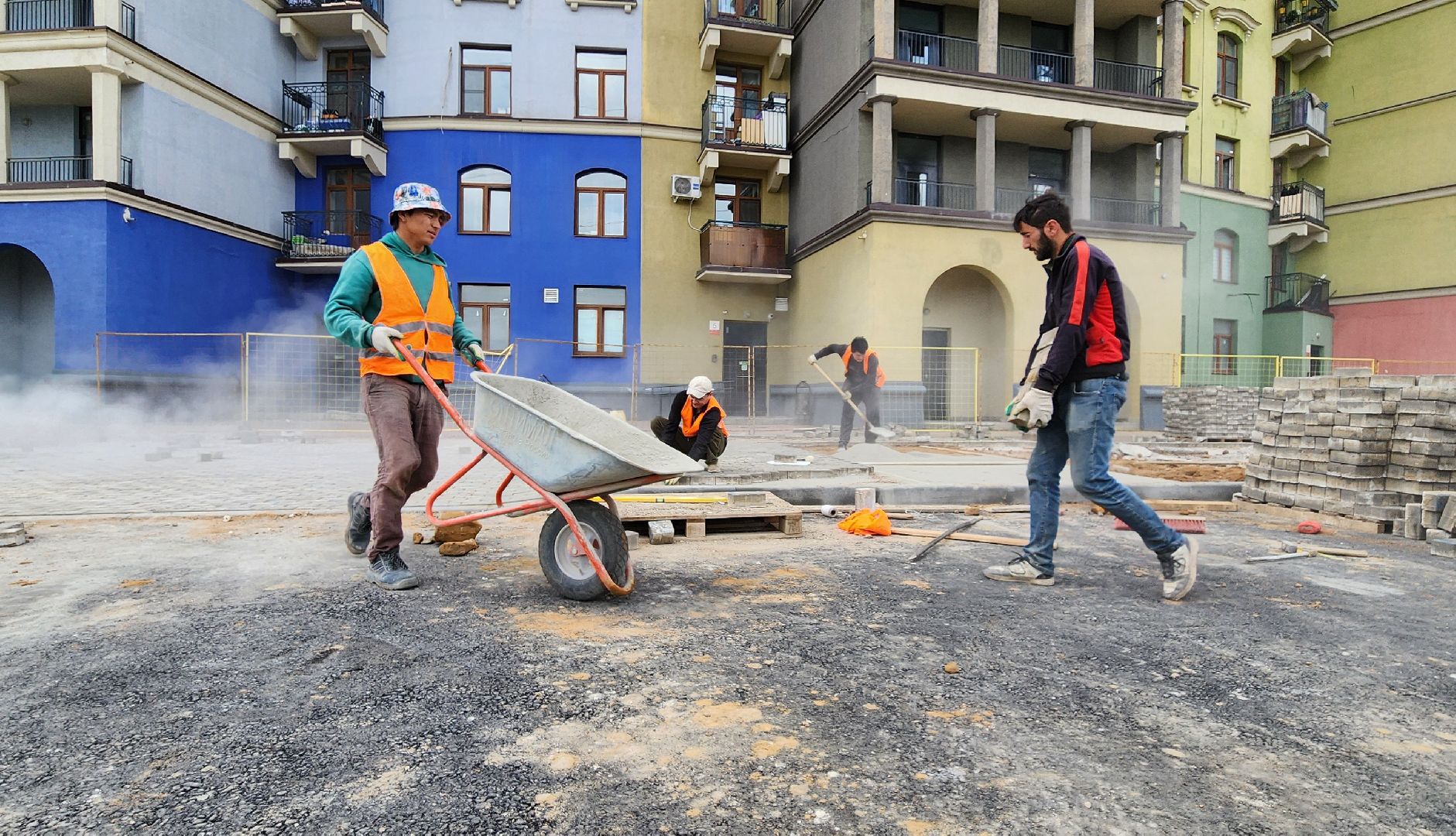 Химки, Благоустройство , Дороги, Плитка,