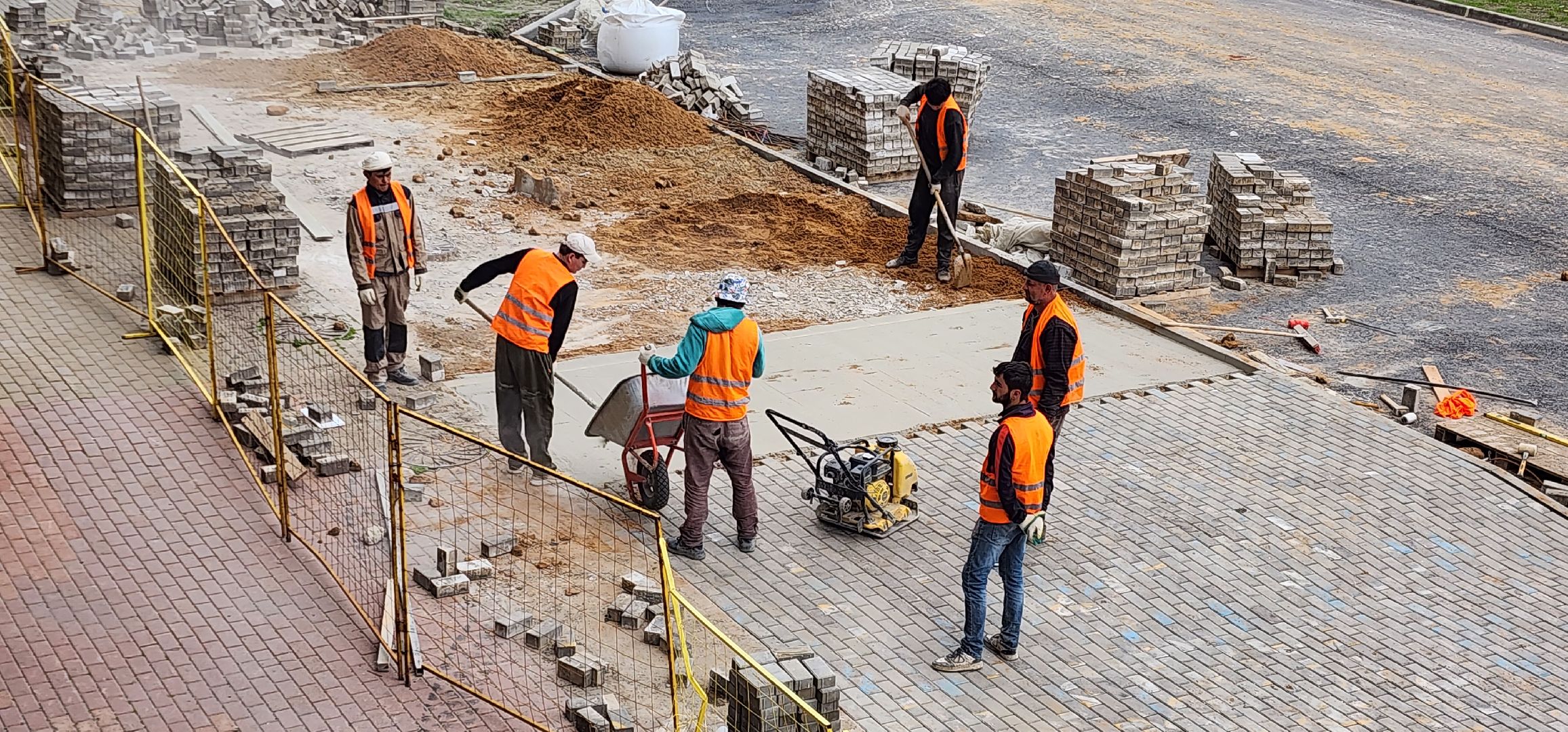 Химки, Благоустройство , Дороги, Плитка,