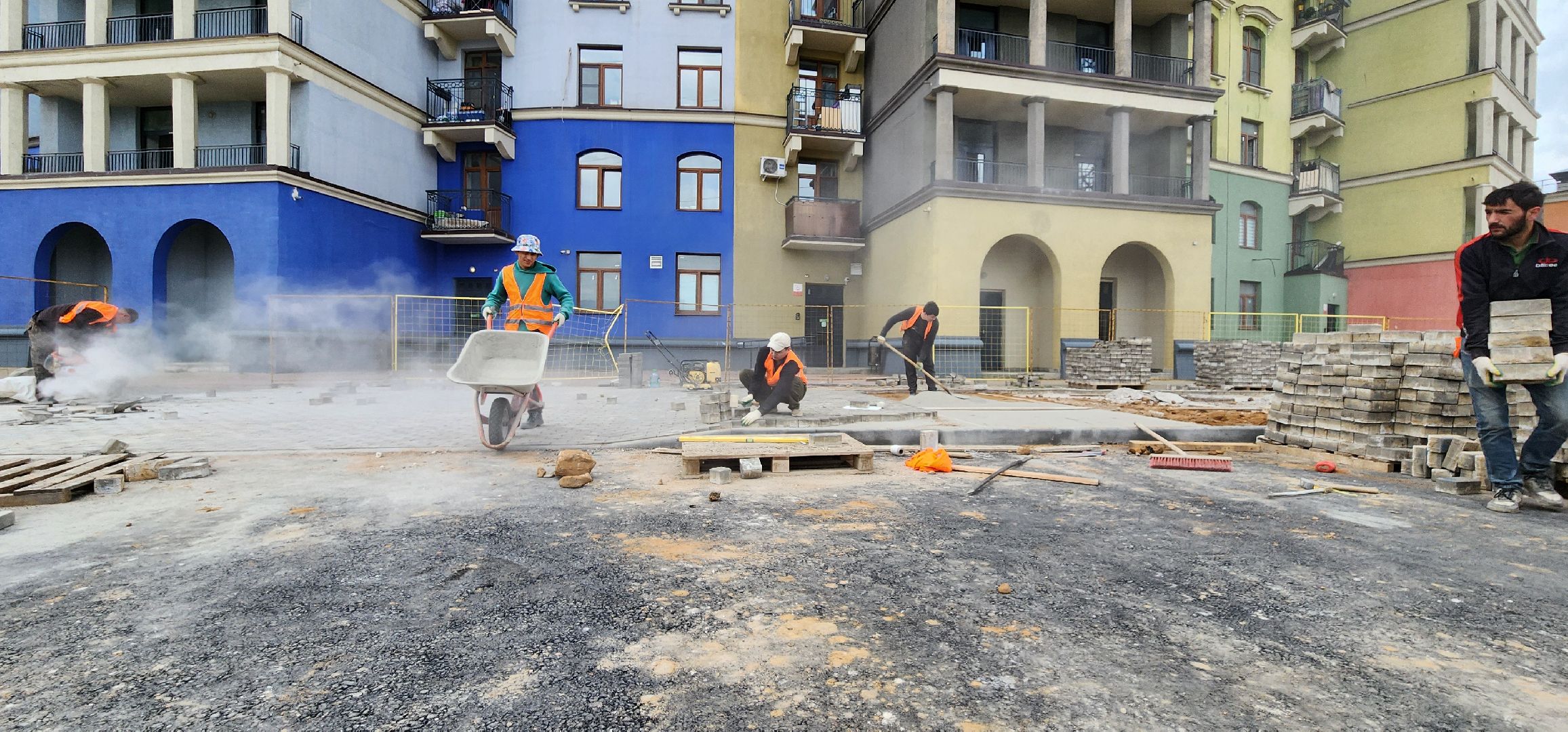 Химки, Благоустройство , Дороги, Плитка,