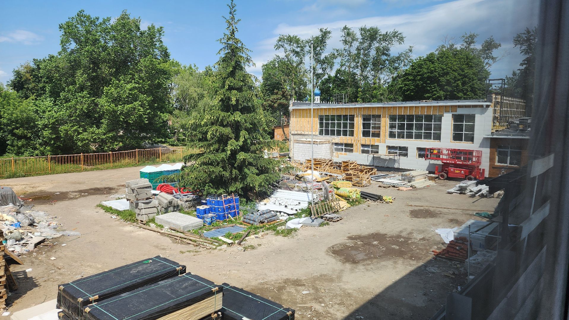 луховицы, капитальный ремонт, капитальный ремонт школы, фруктовская школа,