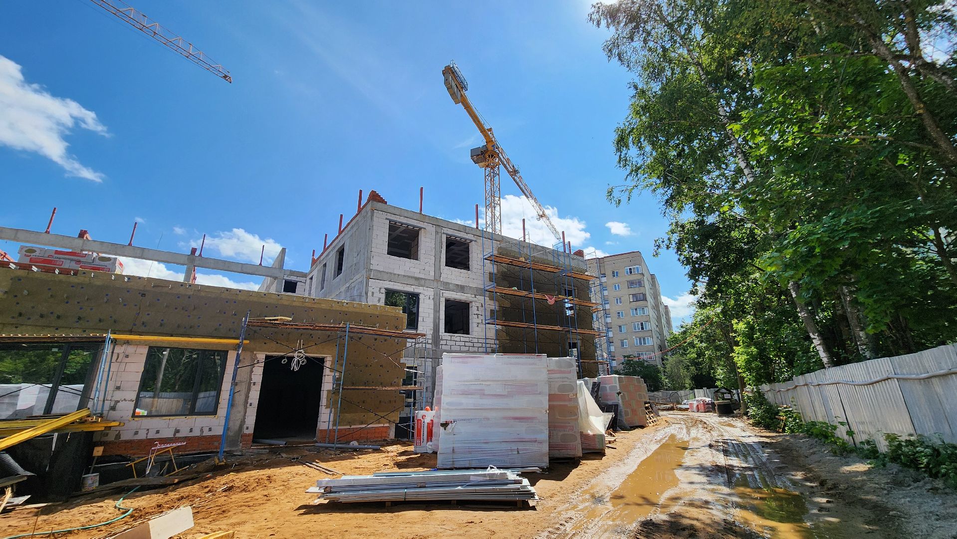 солнечногорск, гимназия 6, строительство, новый корпус,