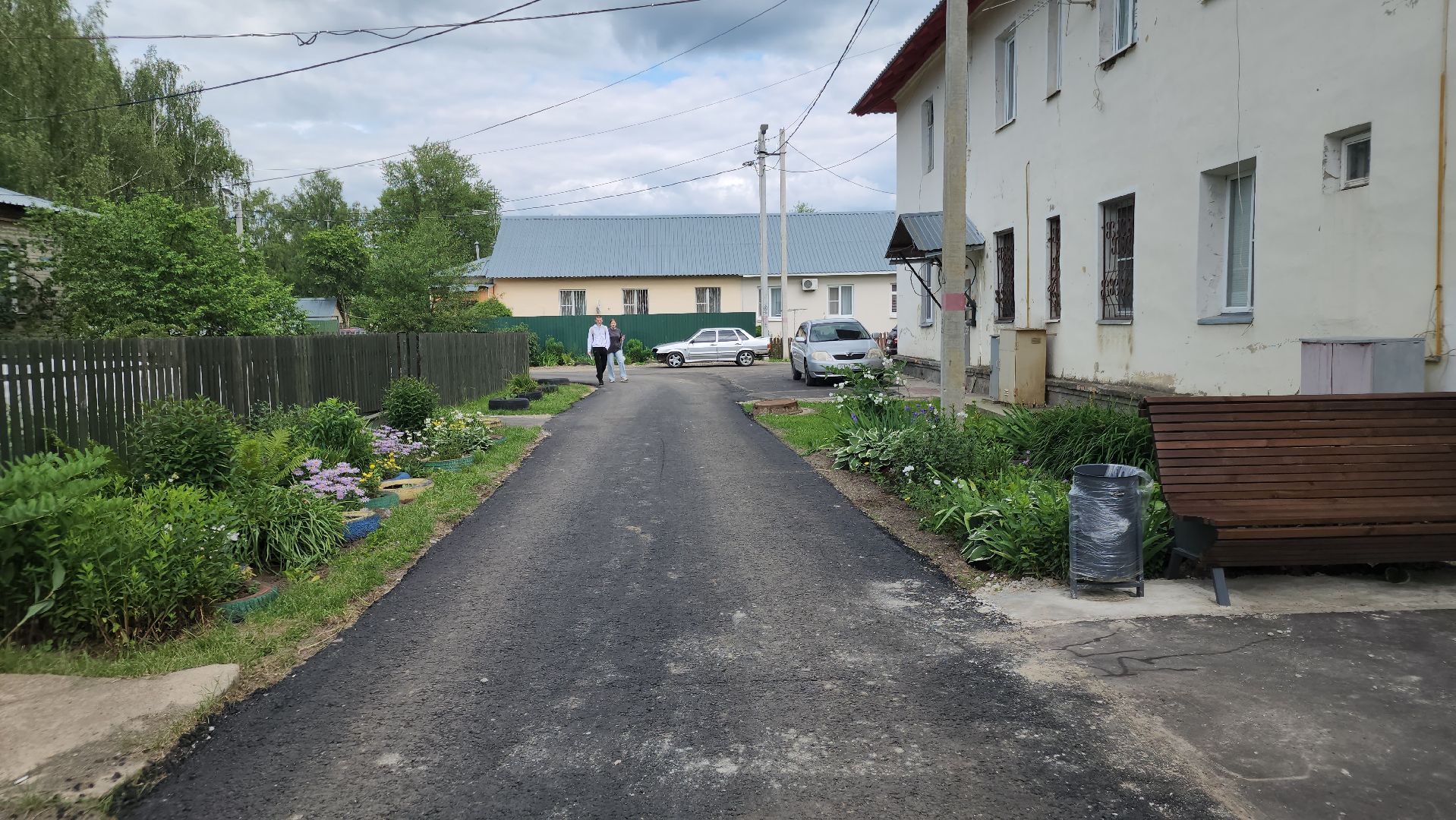 благоустройство дворов, орехово-зуевский округ,