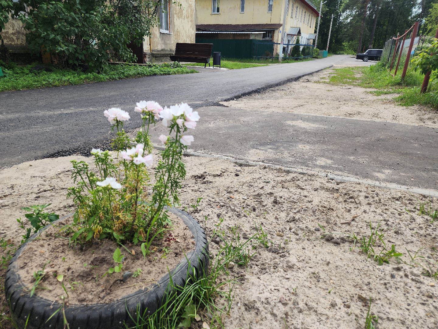 благоустройство дворов, орехово-зуевский округ,