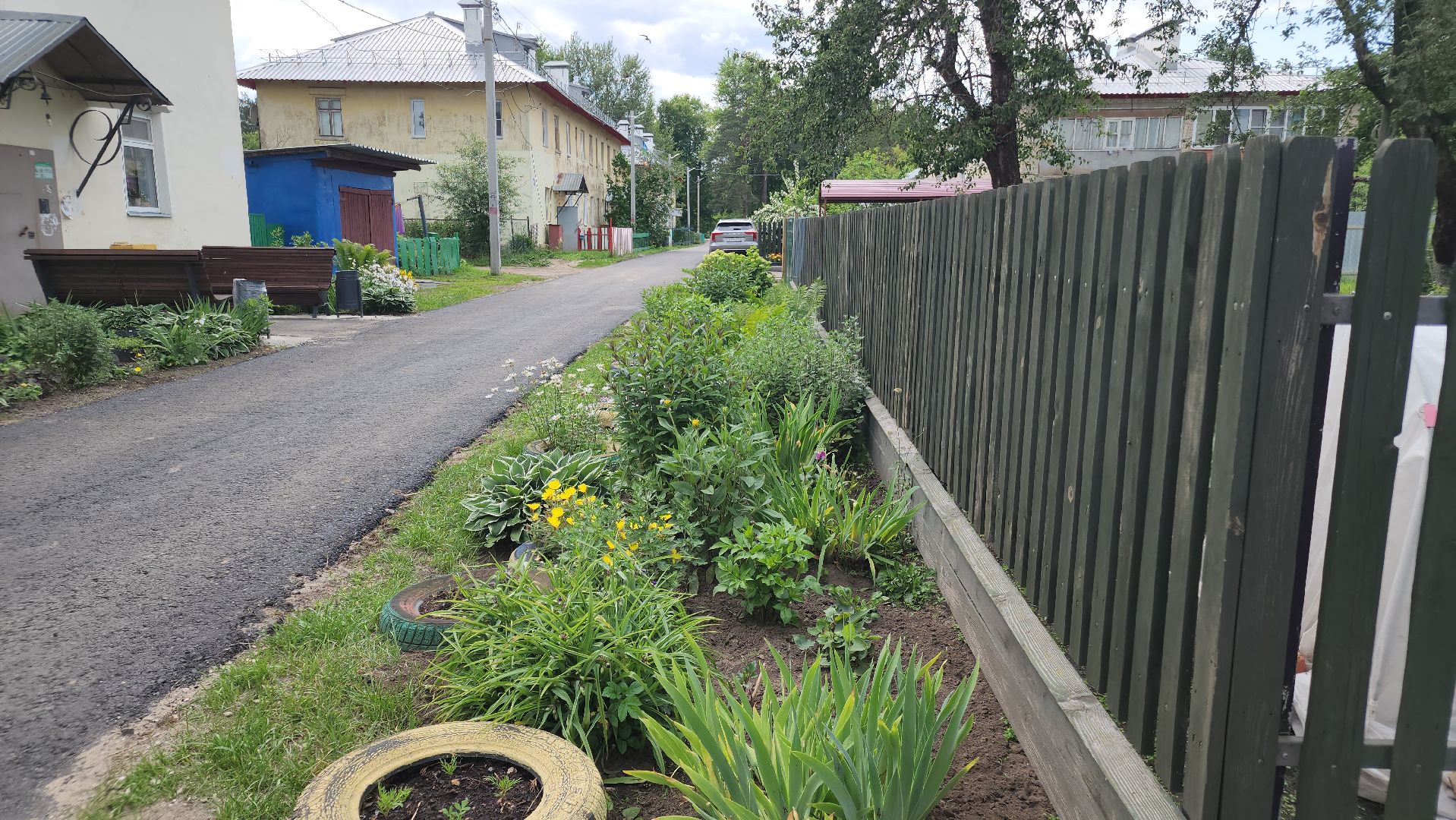 благоустройство дворов, орехово-зуевский округ,