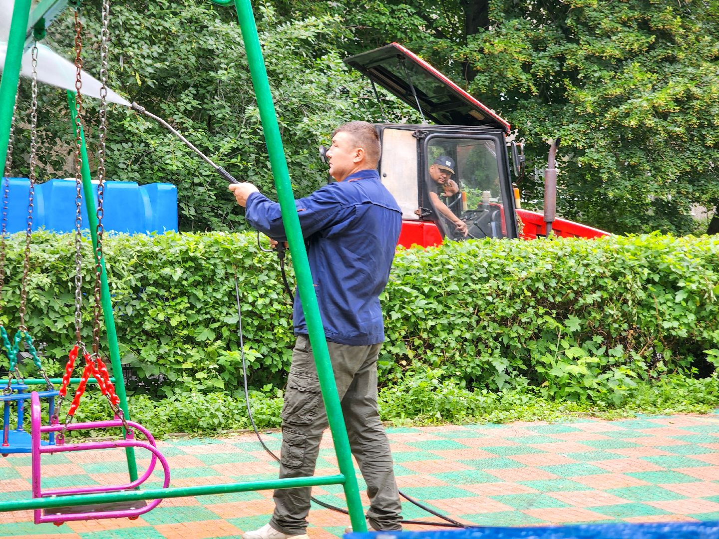 Подольск, благоустройство, детские площадки, коммунальная служба,