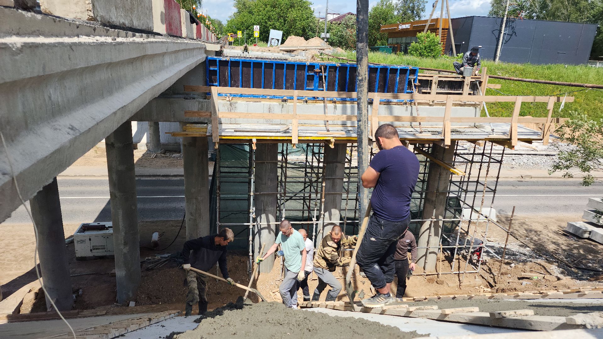 волоколамск, ремонт путепровода,