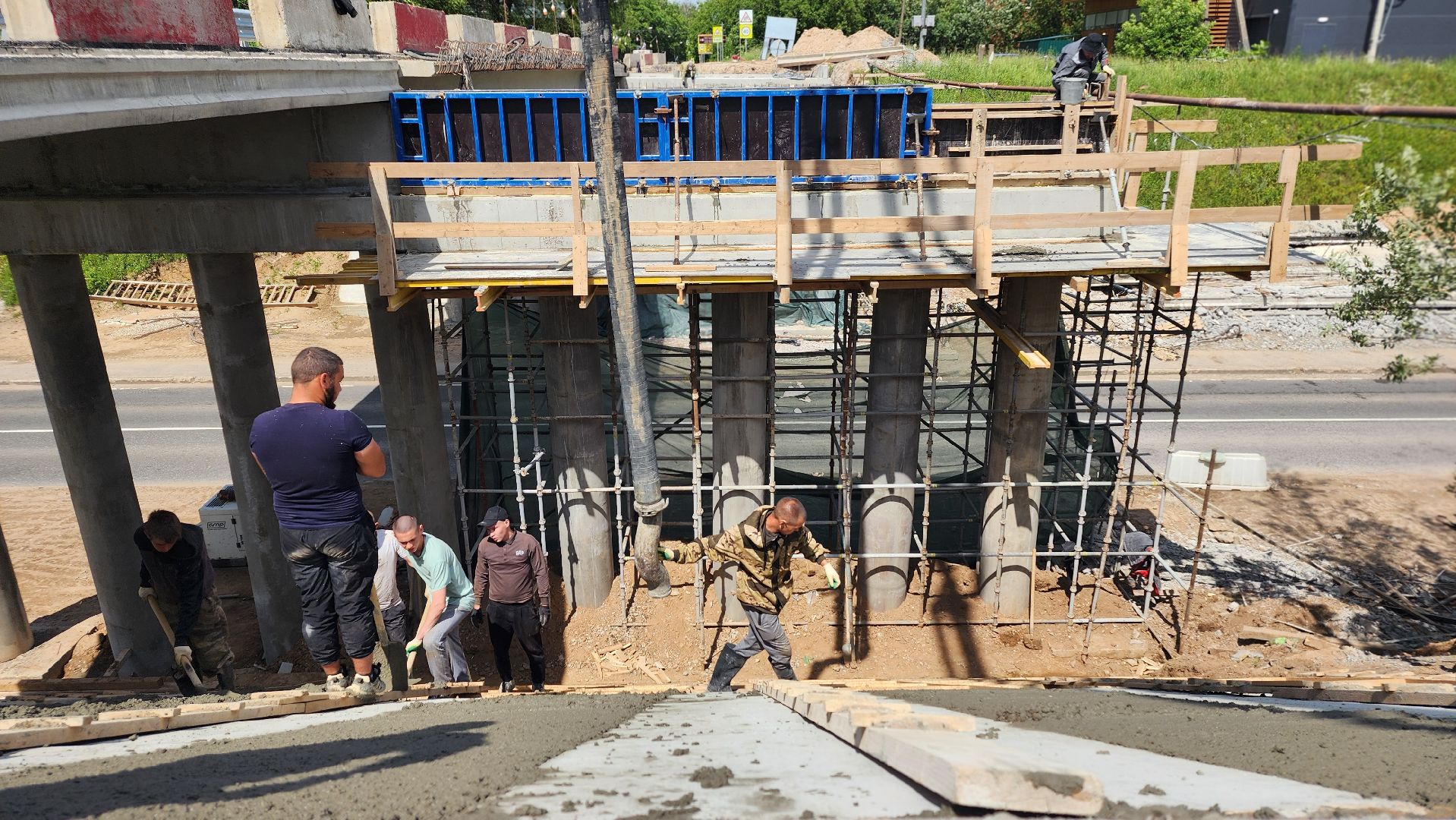 волоколамск, ремонт путепровода,