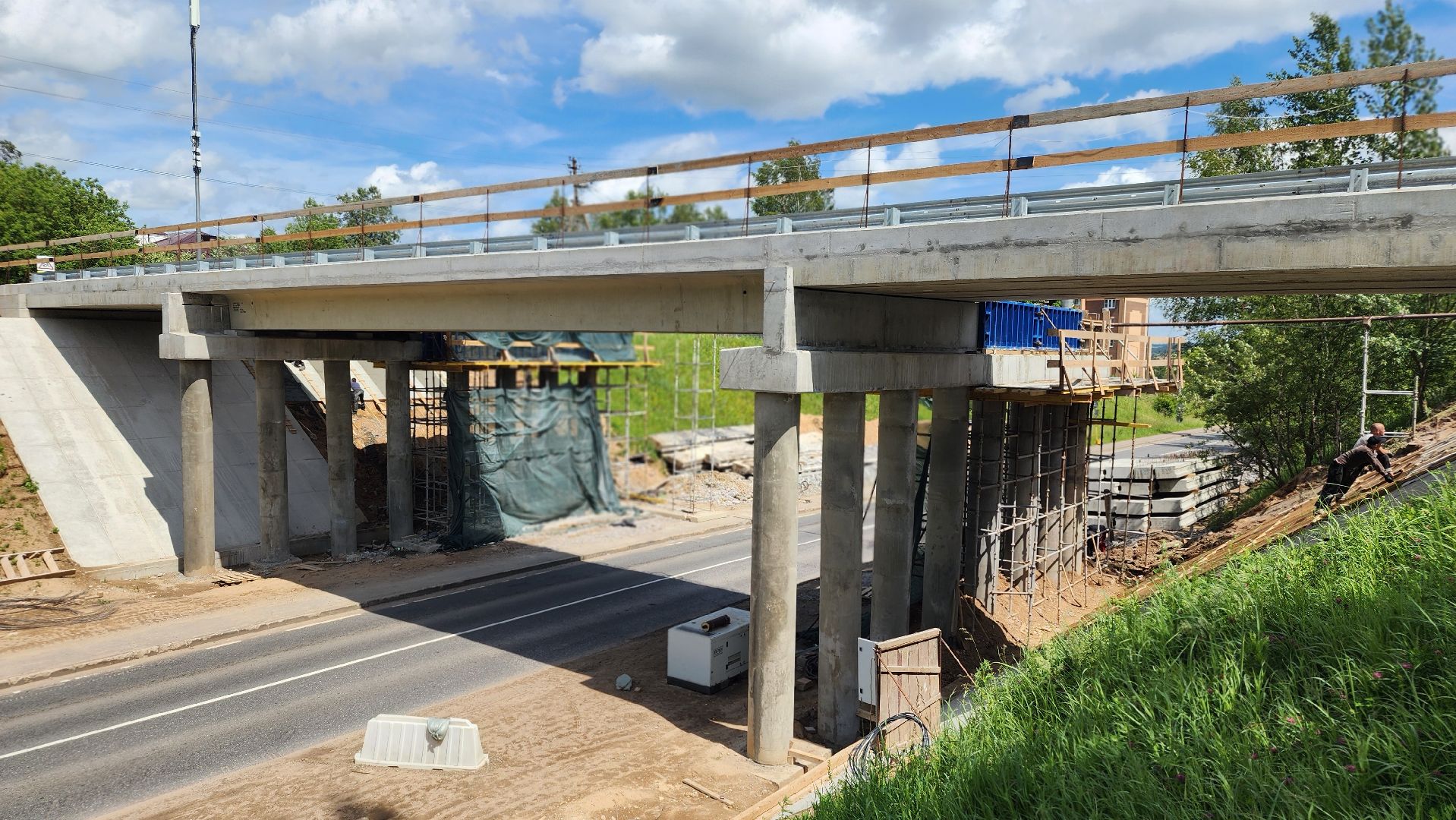 волоколамск, ремонт путепровода,