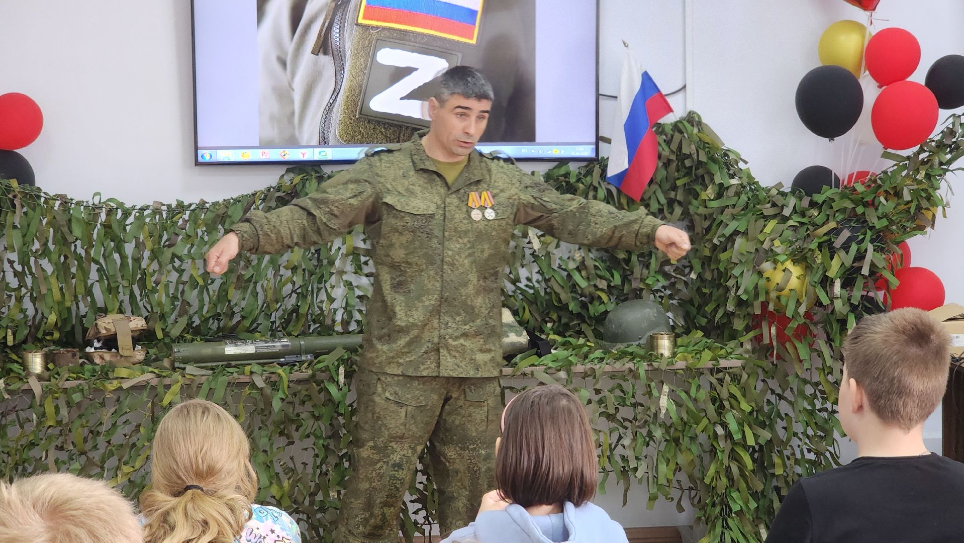 волоколамск, встреча с бойцом сво, библиотека,