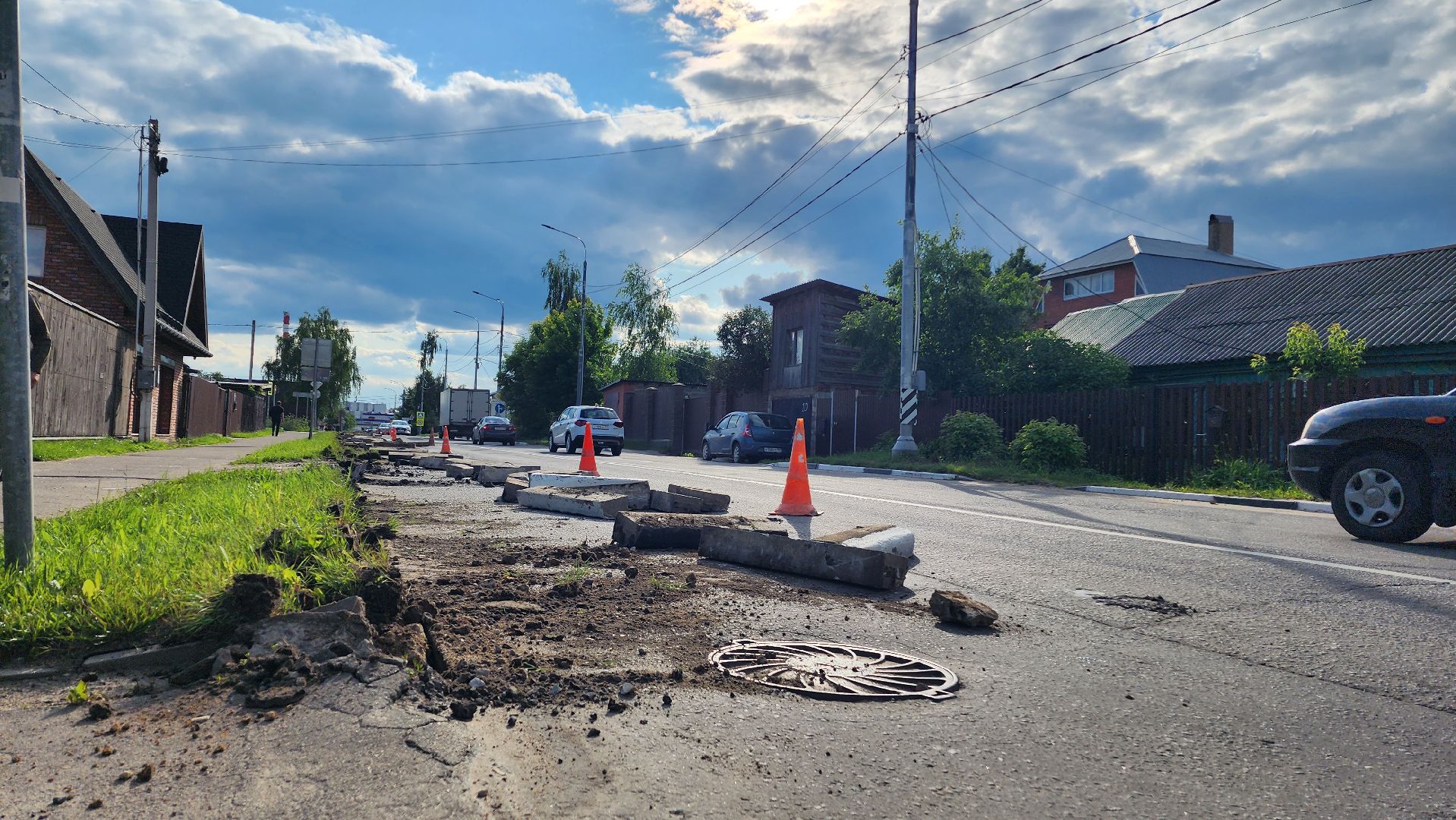 домодедово, подмосковье , ремонт, ремонт дорог, капремонт, бордюр ,