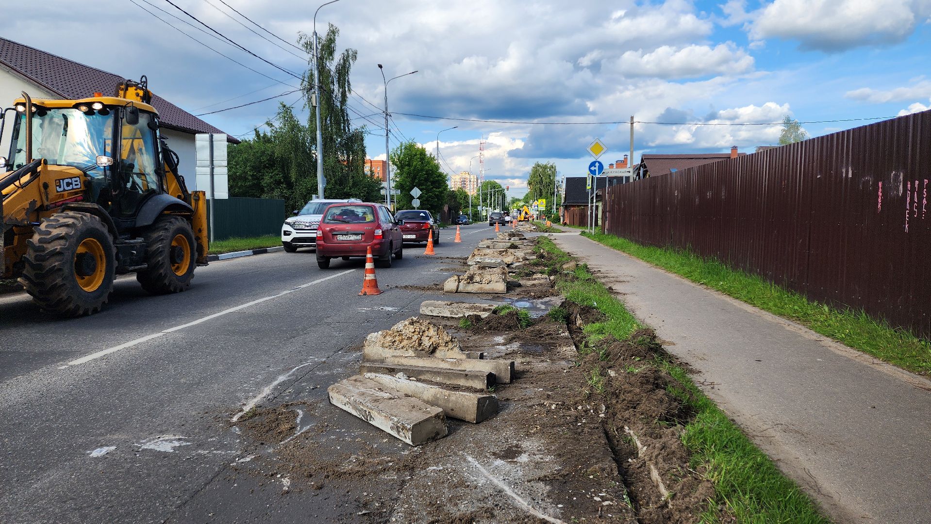 домодедово, подмосковье , ремонт, ремонт дорог, капремонт, бордюр ,