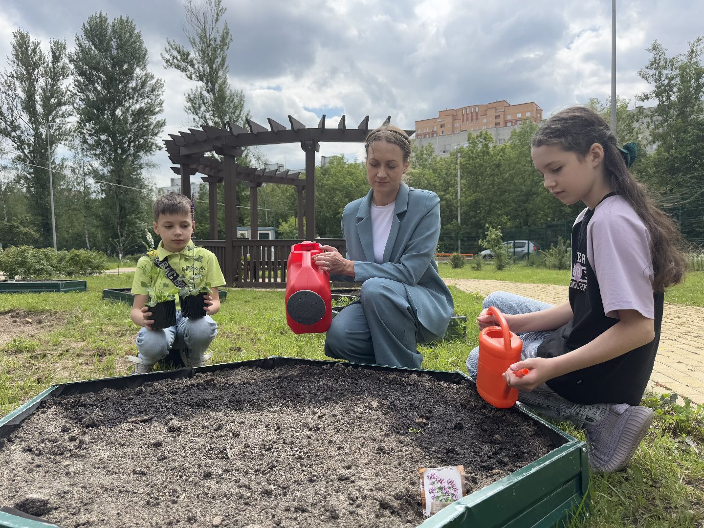 Гимназия 1 им Героя Российской Федерации А.В. Баландина, Балашиха, аптекарский огород,