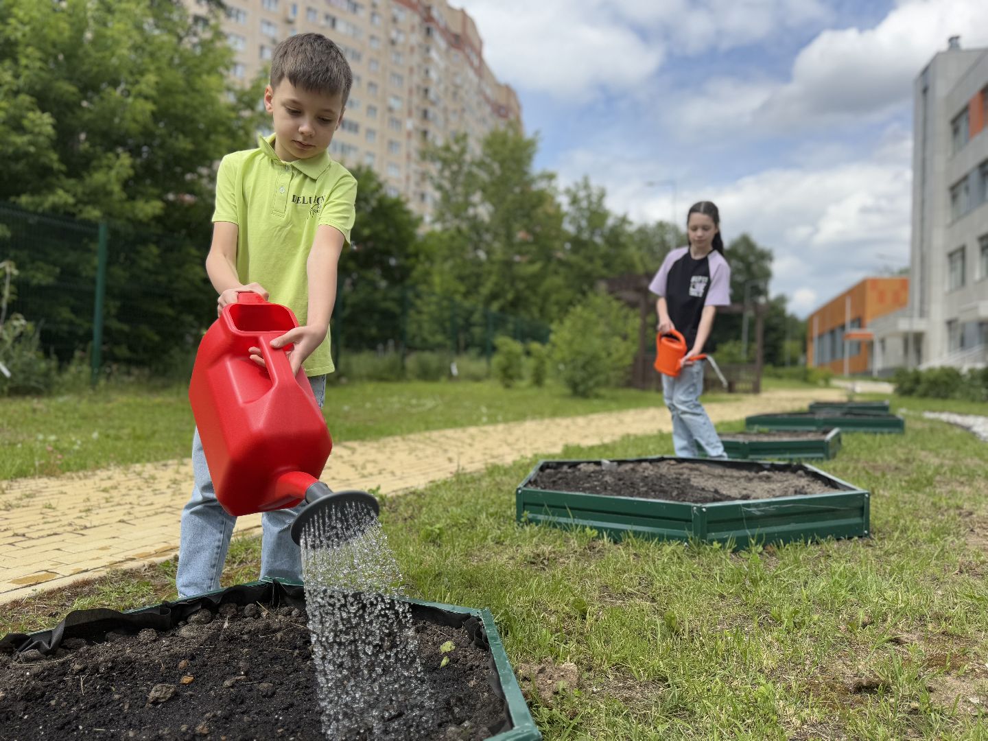 Гимназия 1 им Героя Российской Федерации А.В. Баландина, Балашиха, аптекарский огород,