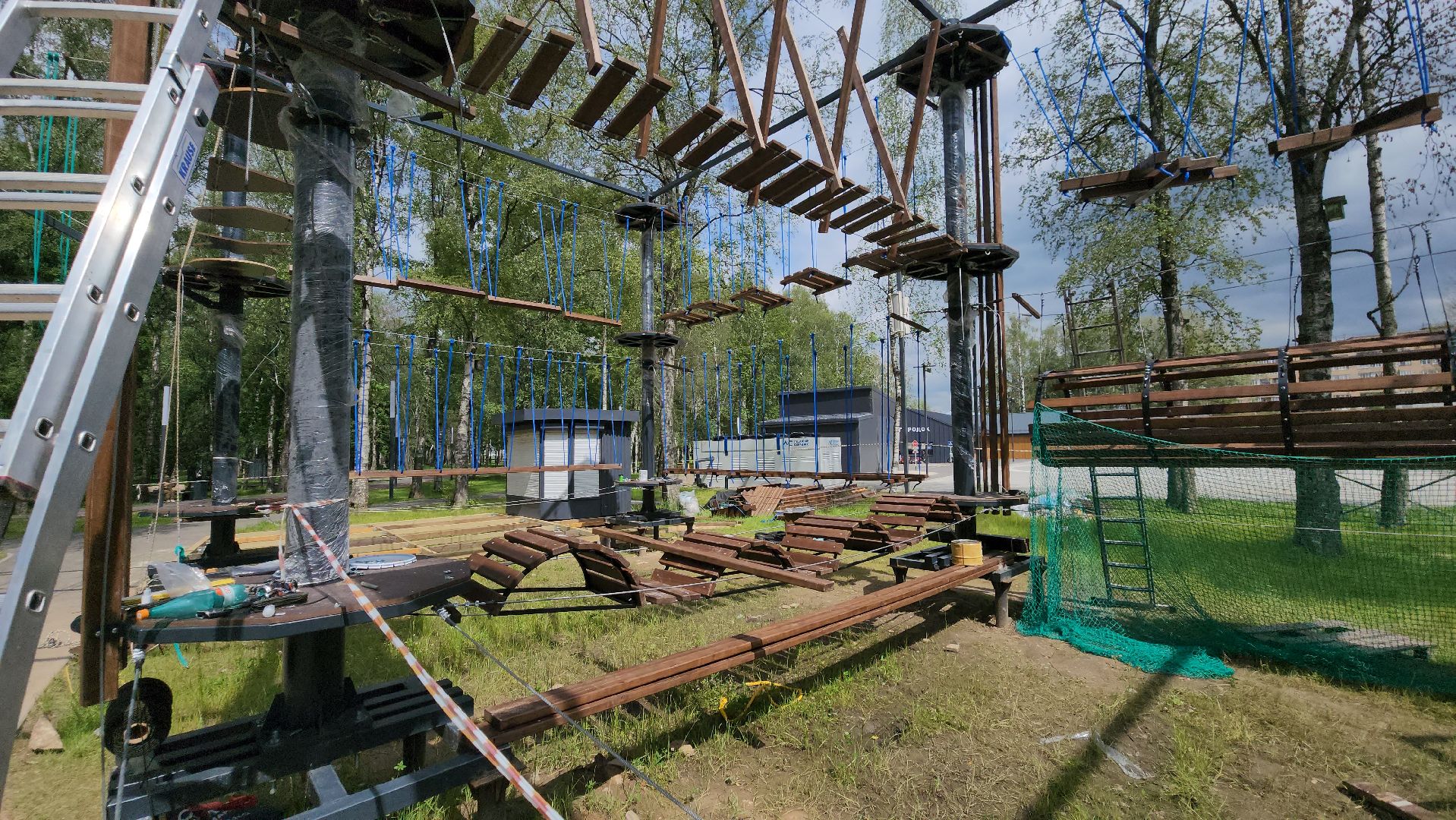 веревочный парк, Панда-парк, Лобня,