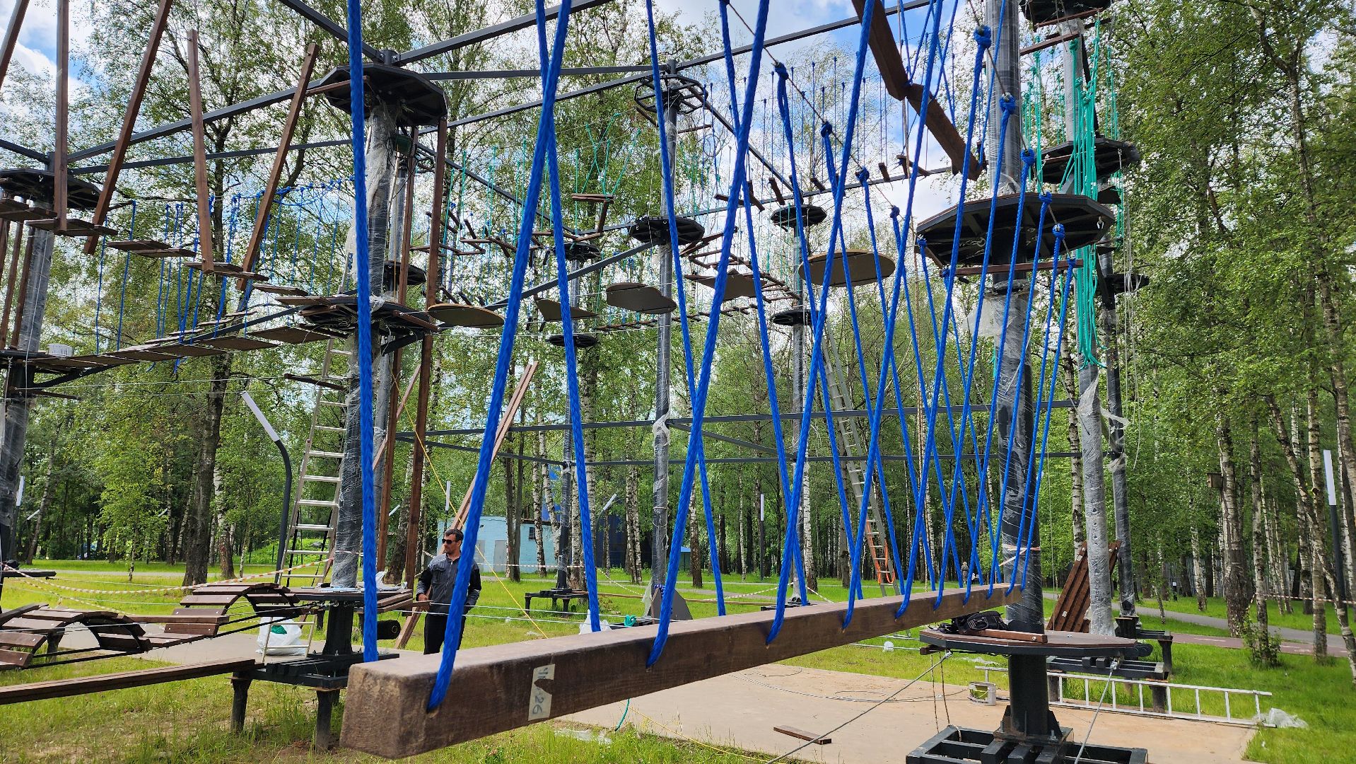 веревочный парк, Панда-парк, Лобня,