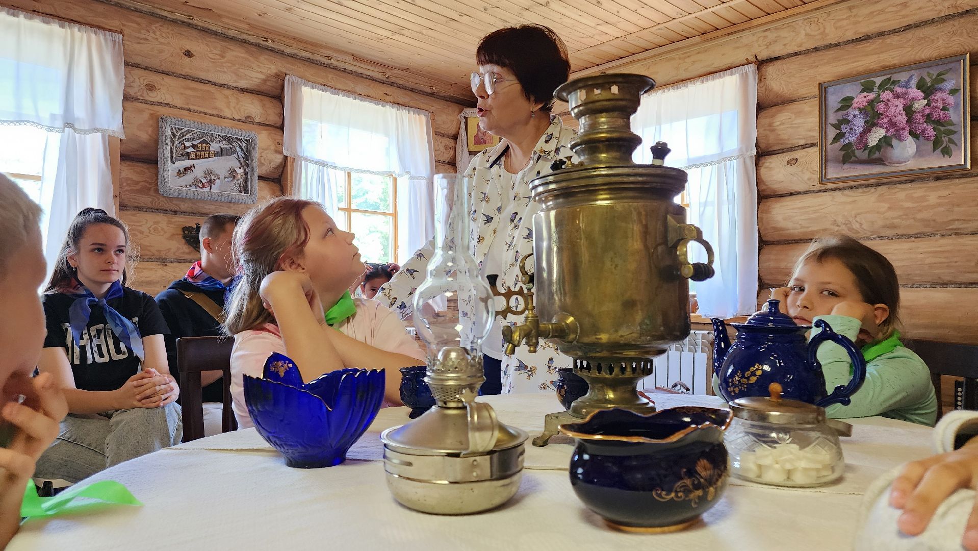 кашира, школа, дети, лагерь, борис щукин, экскурсия,