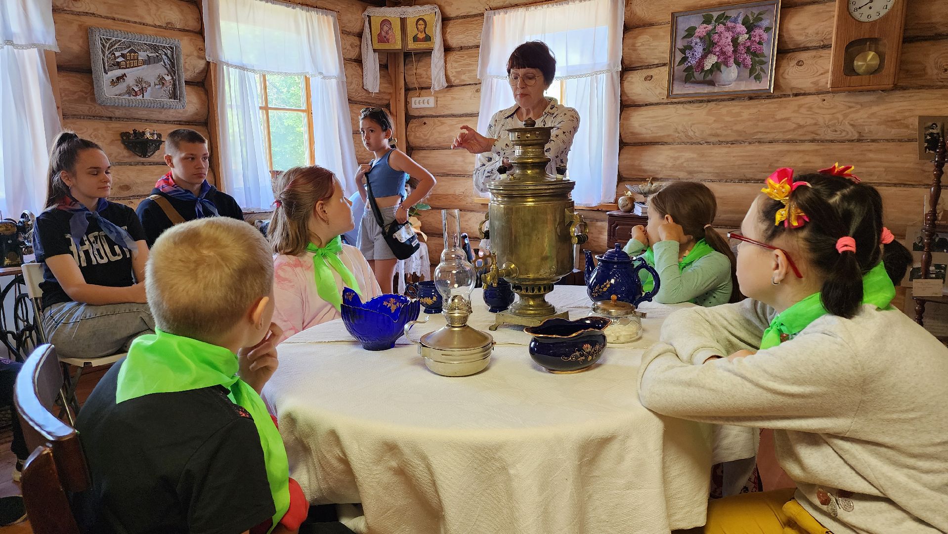 кашира, школа, дети, лагерь, борис щукин, экскурсия,