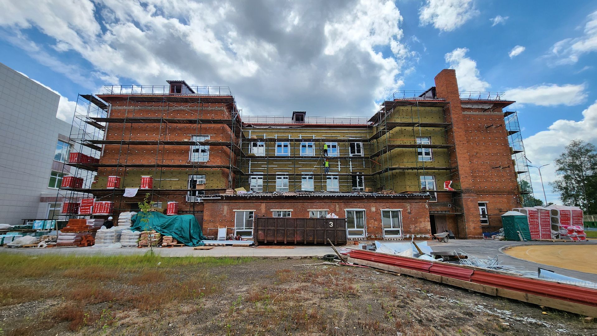 солнечногорск, микрорайон поварово, школа, капремонт школы,