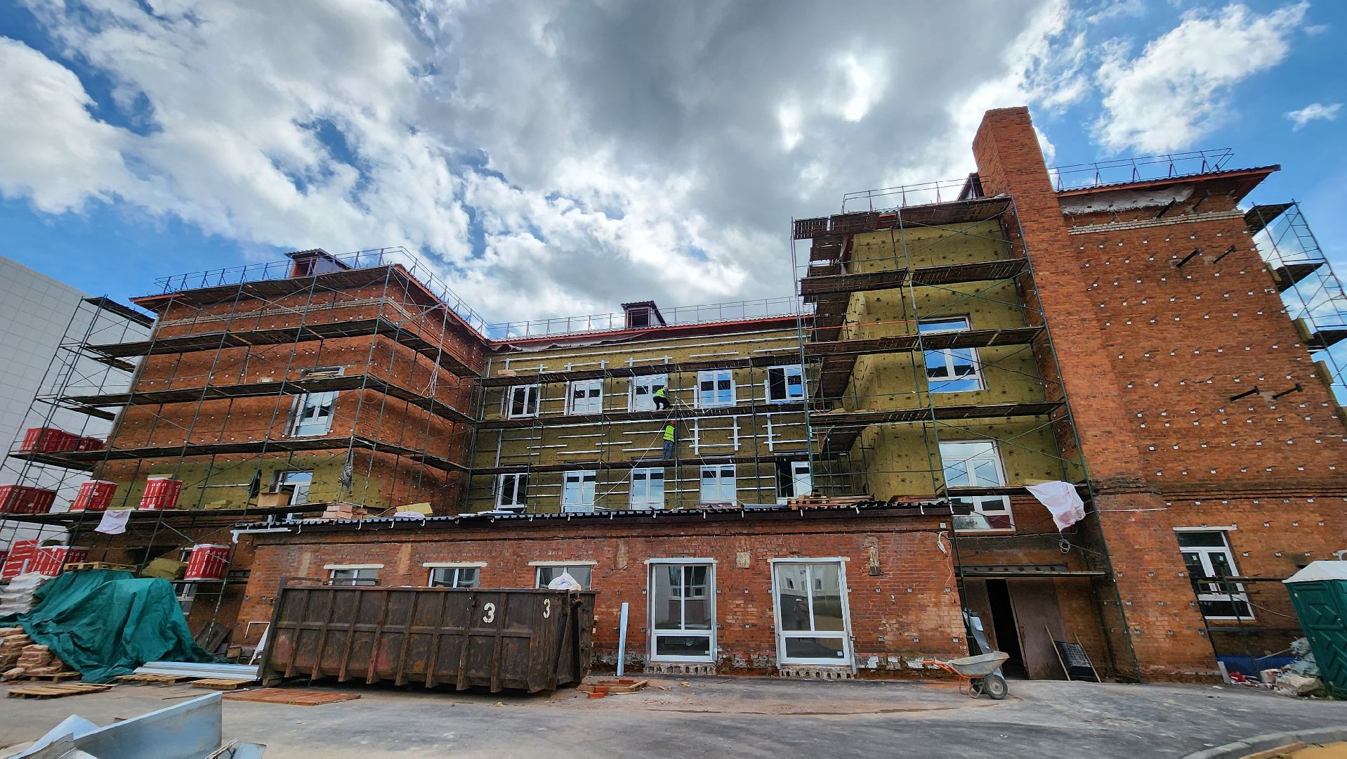 солнечногорск, микрорайон поварово, школа, капремонт школы,