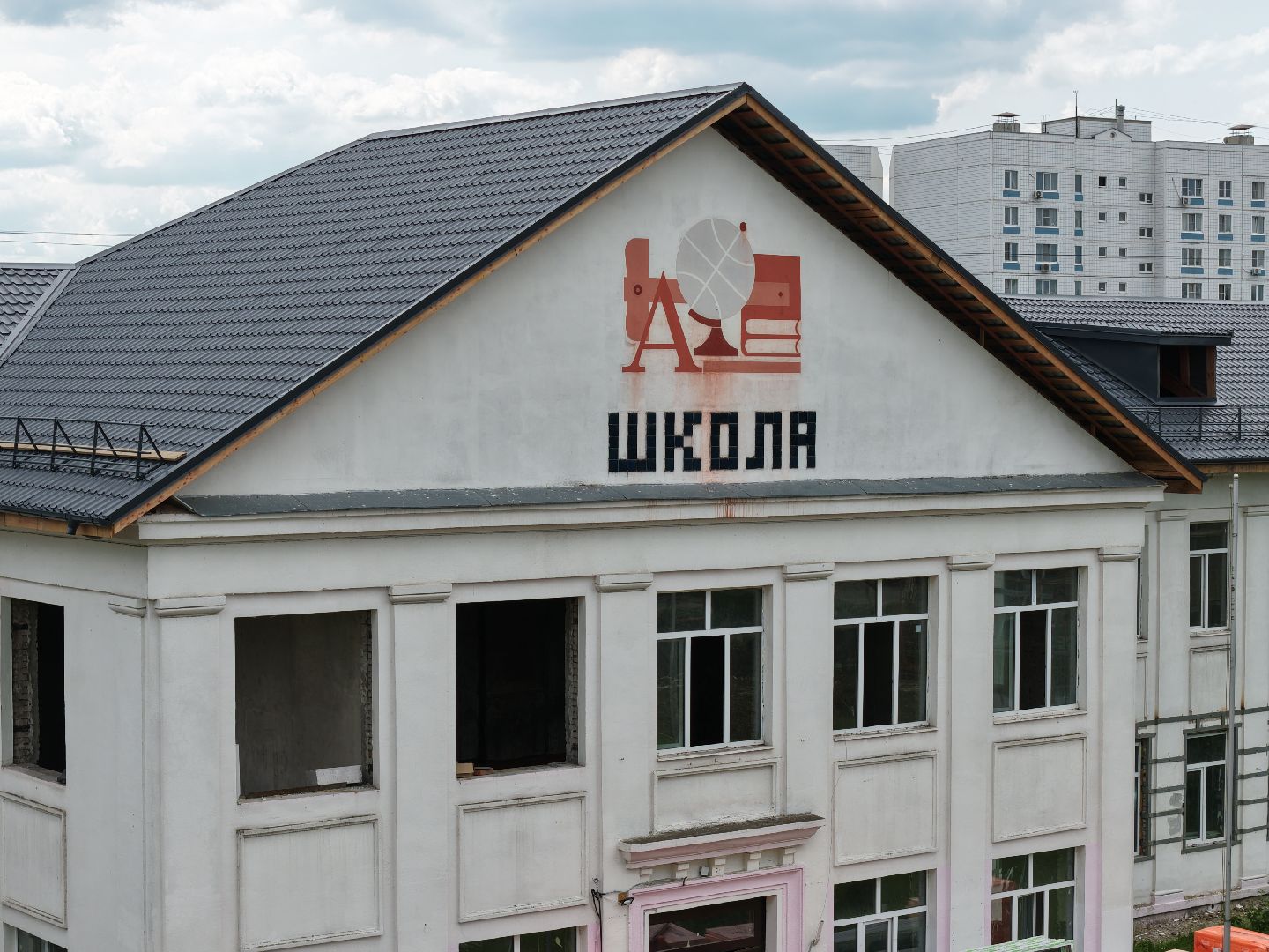 видео с коптера, школа 2 в шатуре, образование в шатуре,