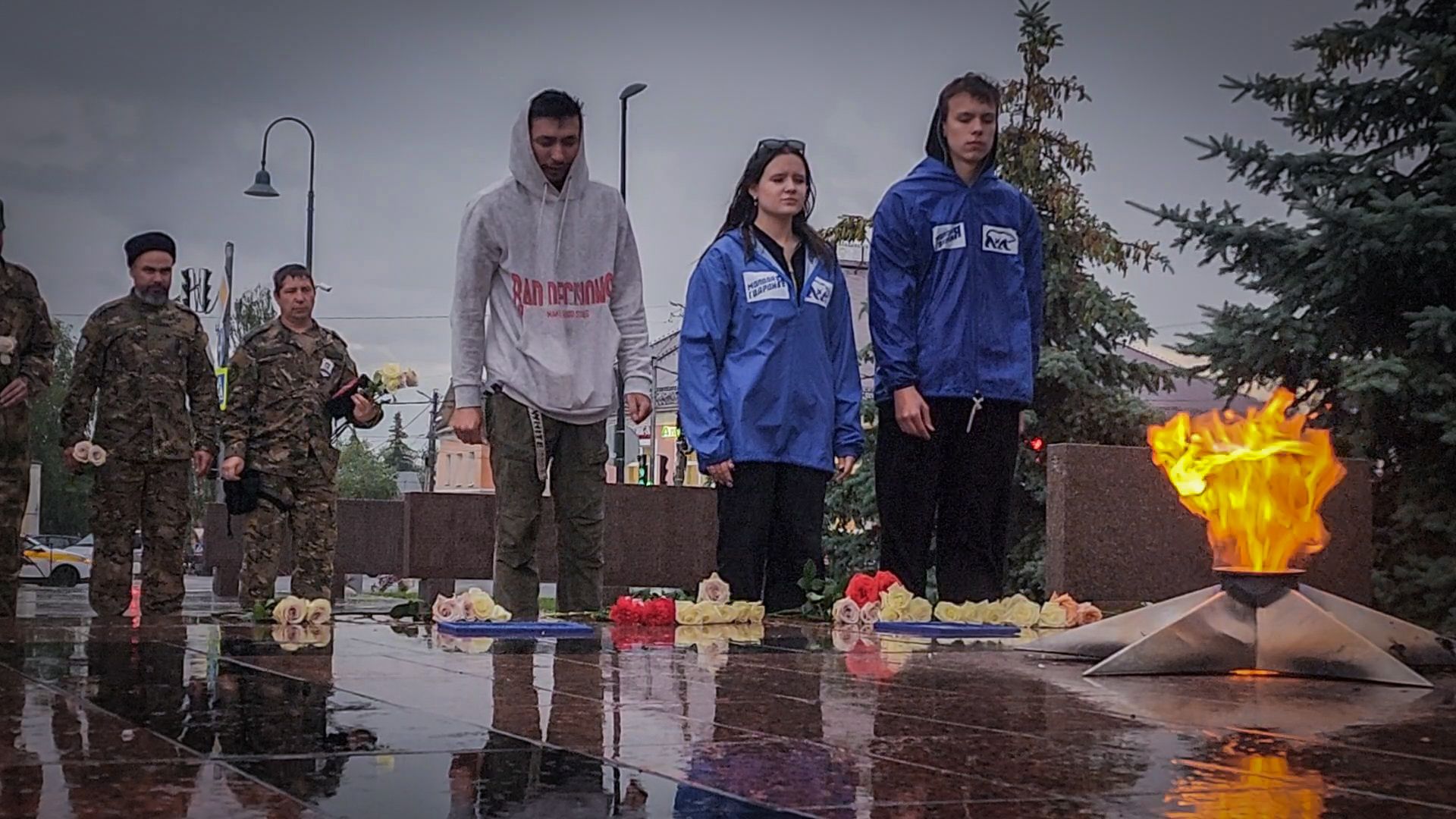 бронницы, памятная акция на площади имени Тимофеева , молодая гвардия бронницы, ассоциация ветеранов сво,