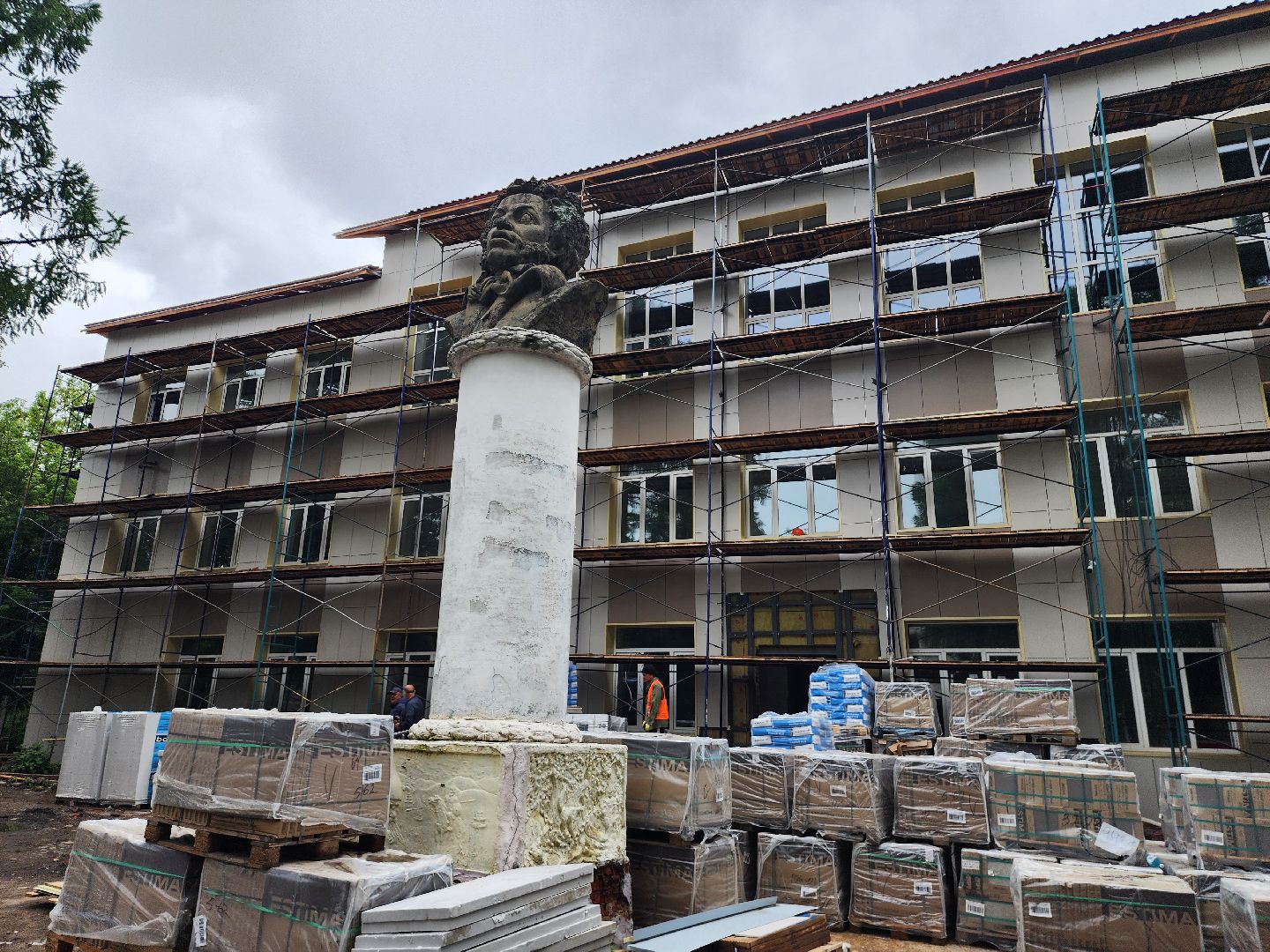 серпухов, школа 6, улица водонапорная, капитальный ремонт школы,