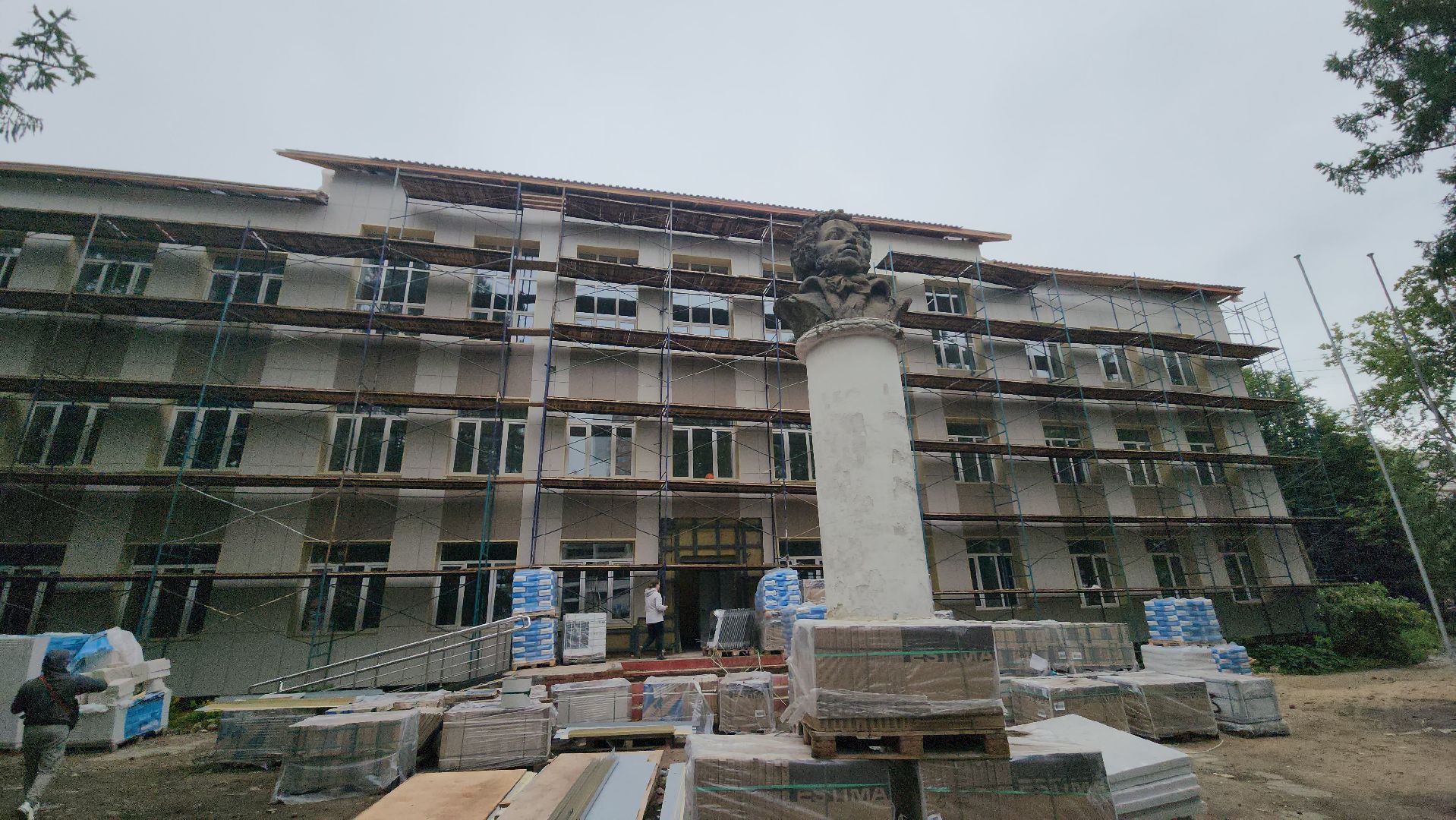 серпухов, школа 6, улица водонапорная, капитальный ремонт школы,