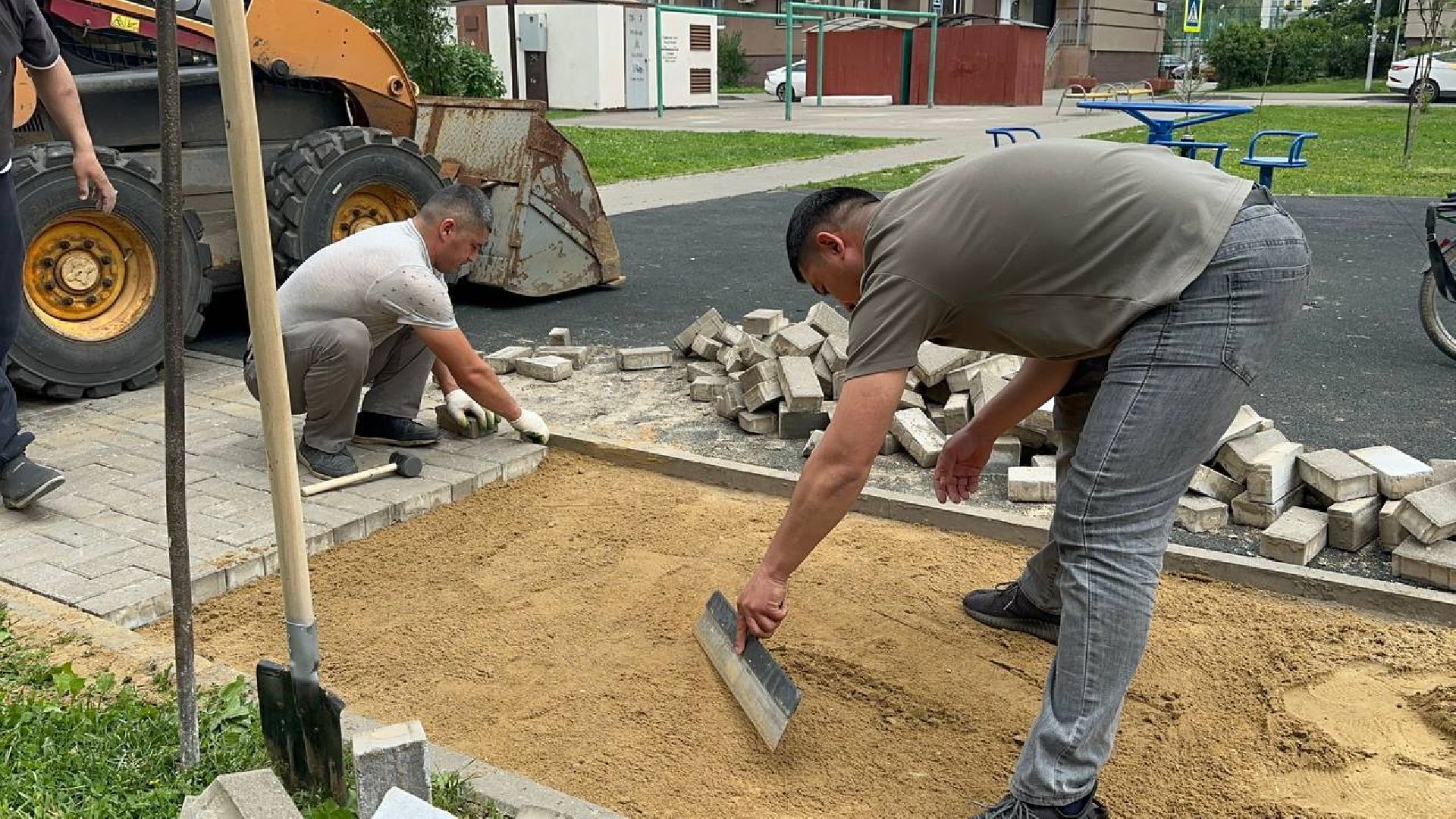 благоустойство, домодедово,