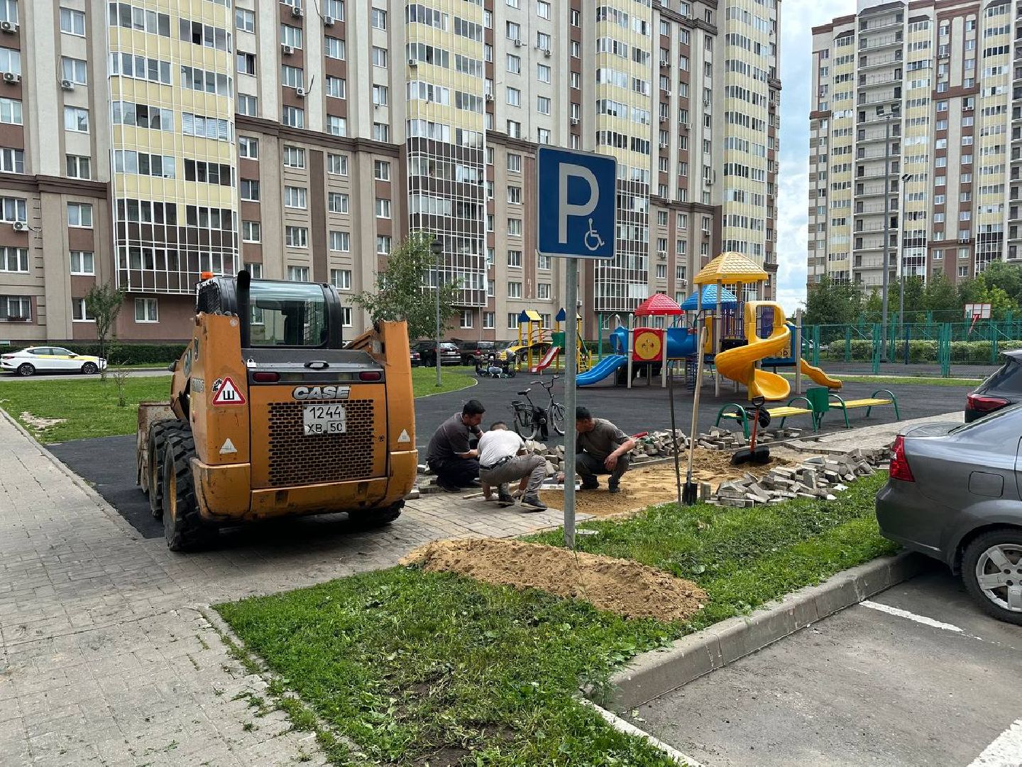 благоустойство, домодедово,