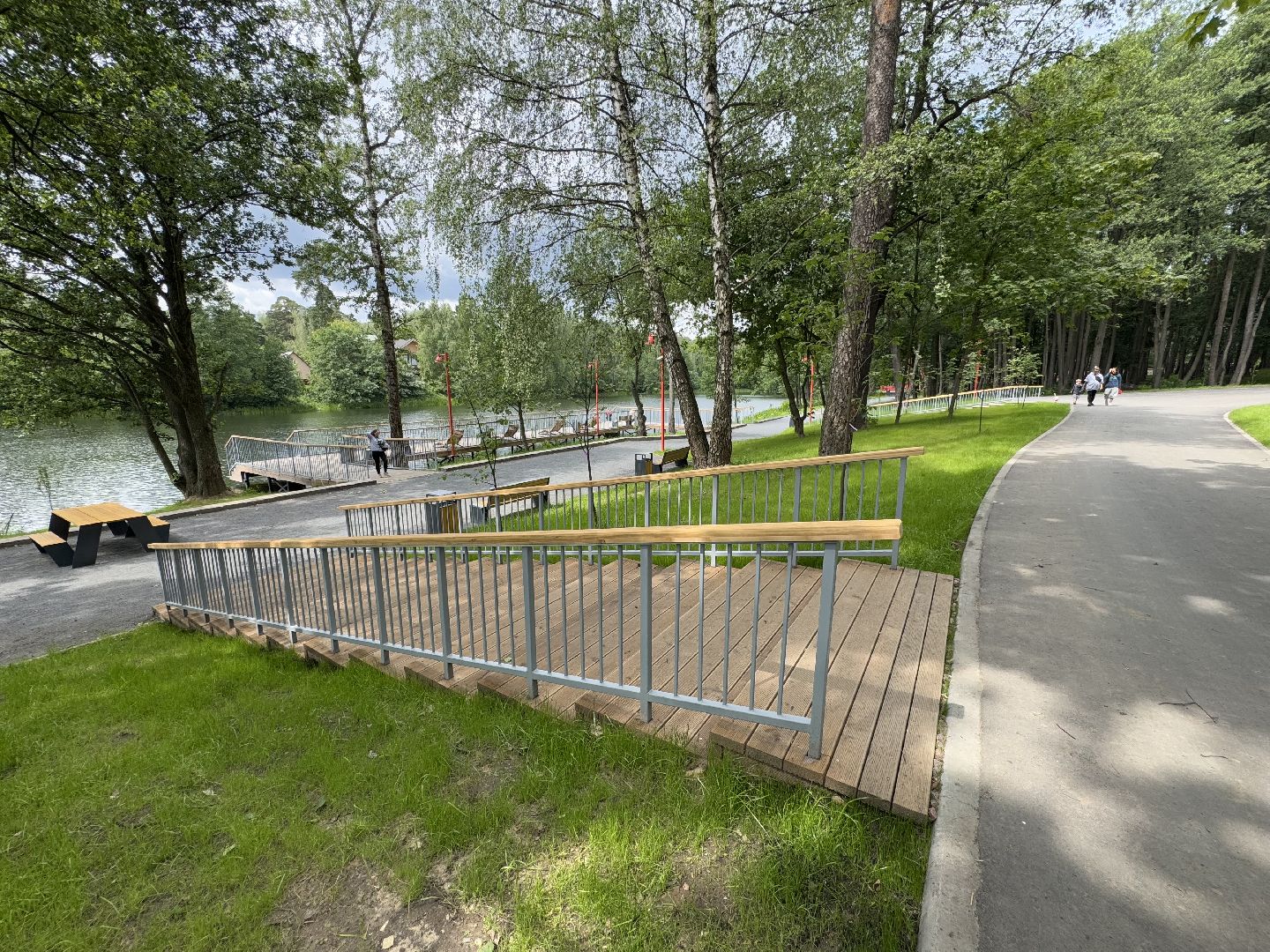 балашиха, кучинский лесопарк, благоустройство, первый этап,