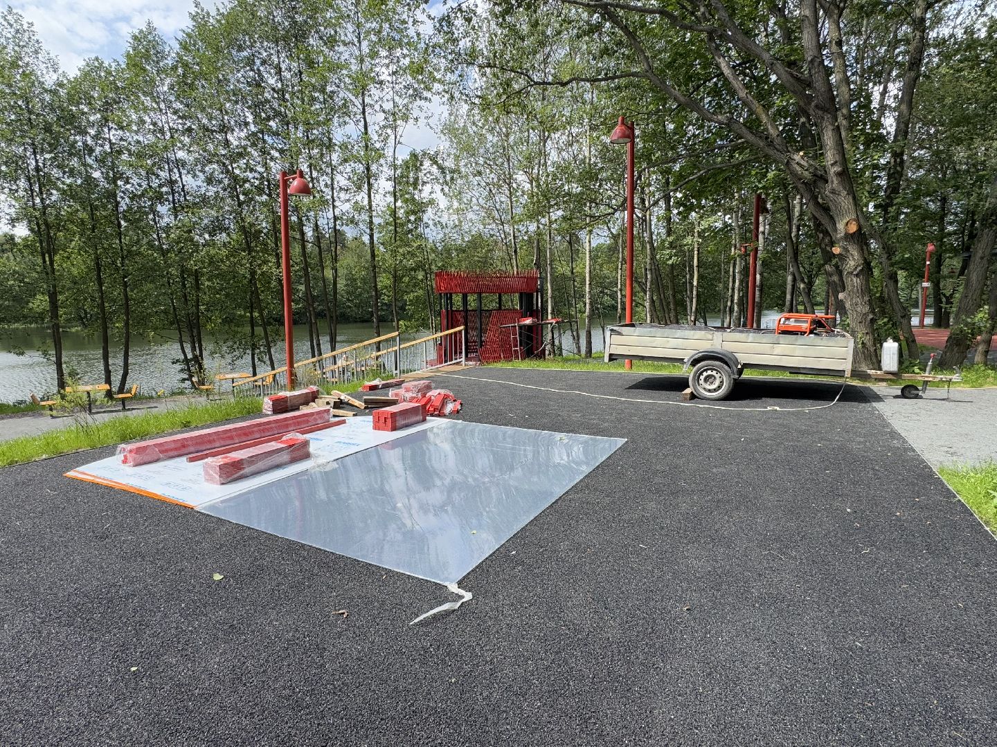 балашиха, кучинский лесопарк, благоустройство, первый этап,