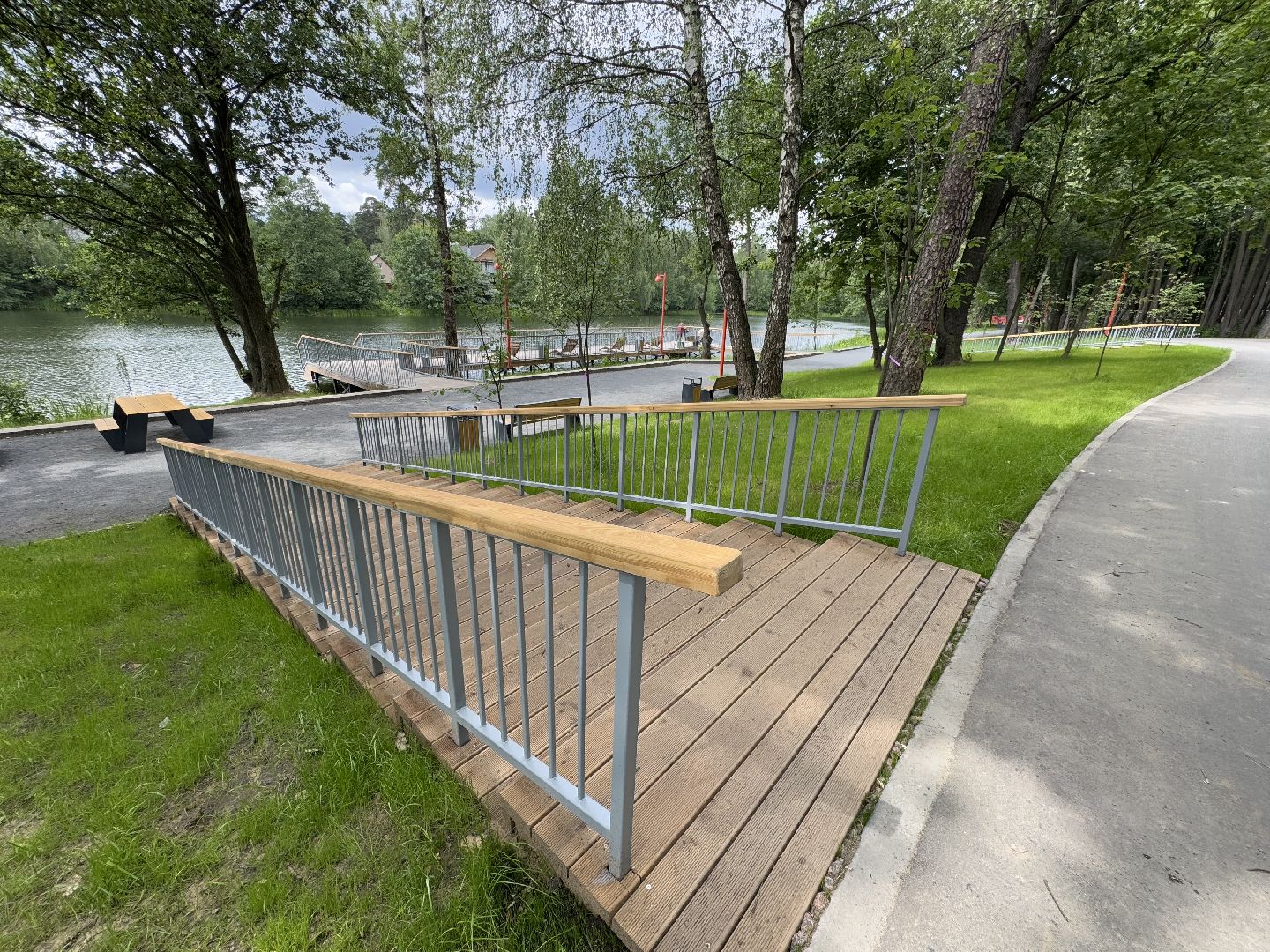 балашиха, кучинский лесопарк, благоустройство, первый этап,