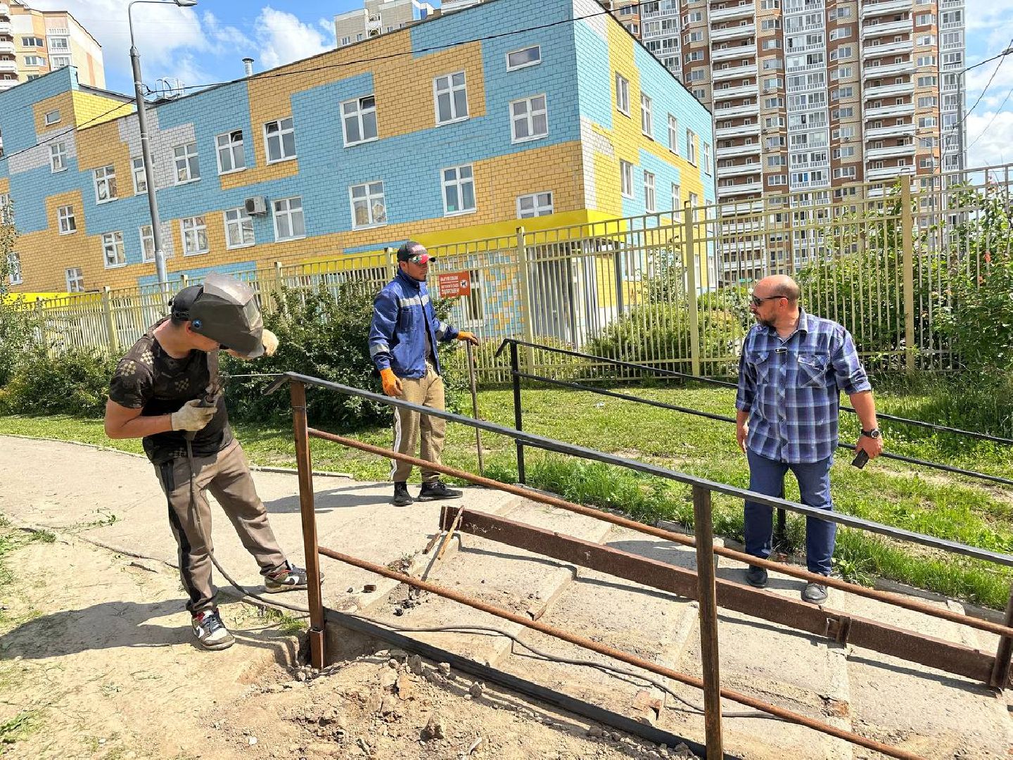 благоустройство, домодедово,