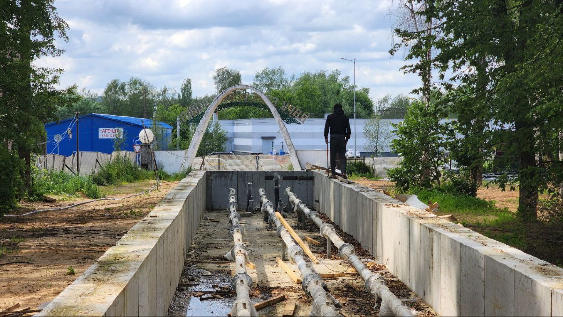 Дмитров, Парк Березовая роща, Фонтанный комплекс, Минблаго,