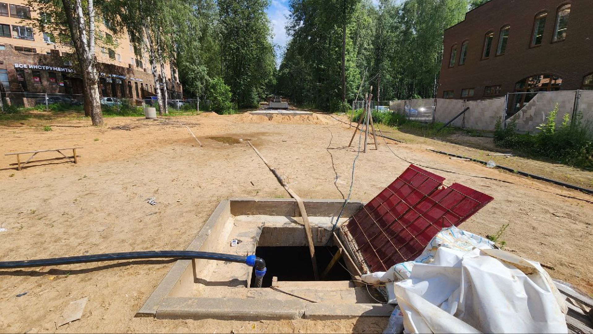 Дмитров, Парк Березовая роща, Фонтанный комплекс, Минблаго,