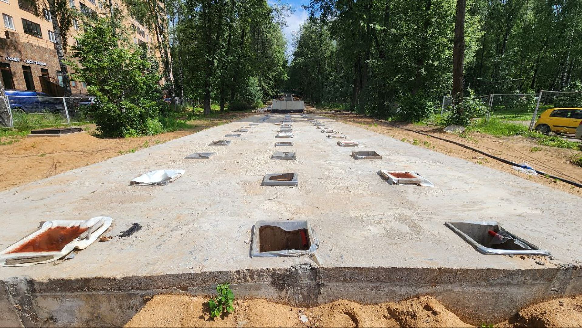 Дмитров, Парк Березовая роща, Фонтанный комплекс, Минблаго,