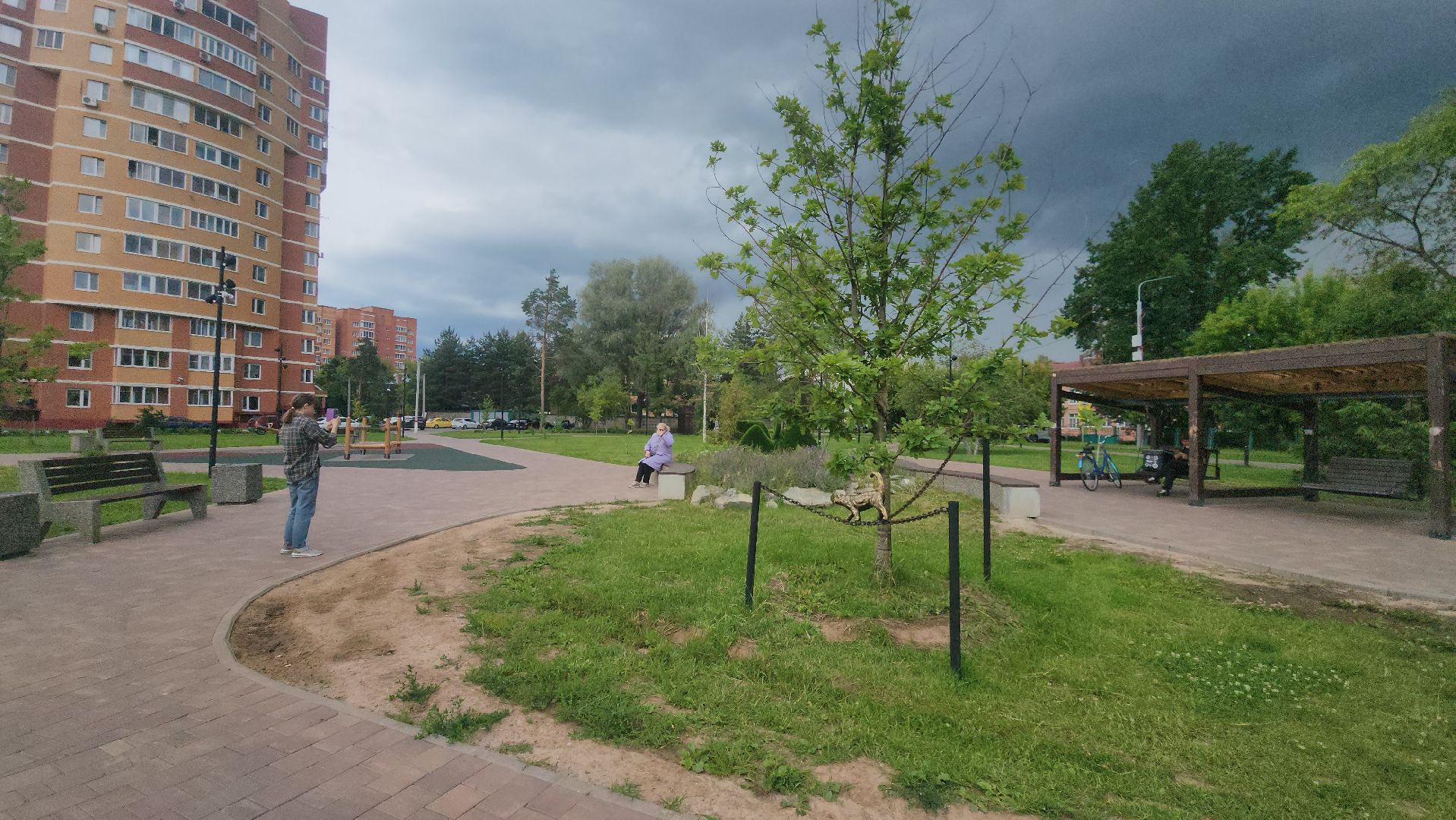 павловский посад, сквер, благоустройство ,