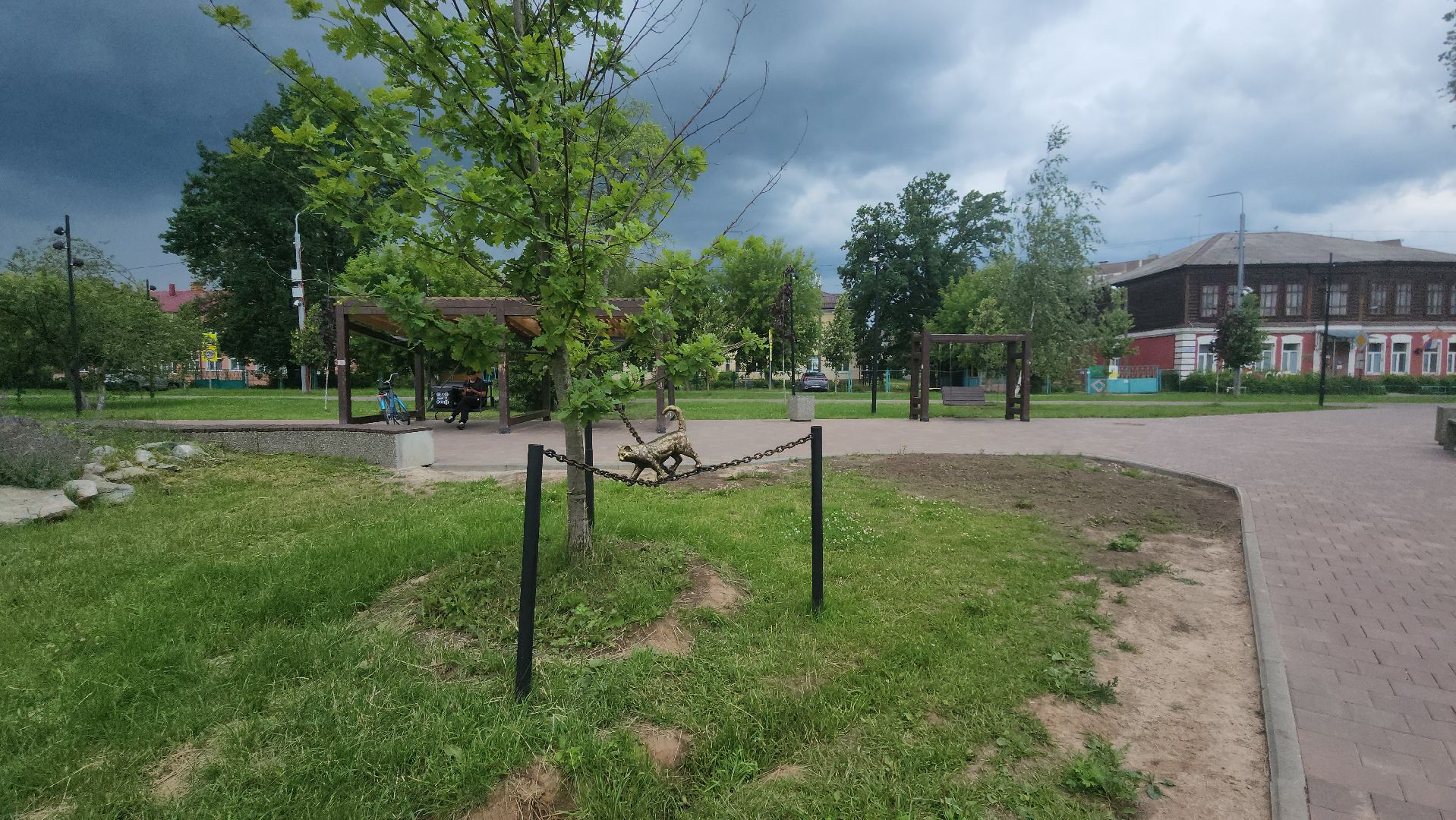 павловский посад, сквер, благоустройство ,