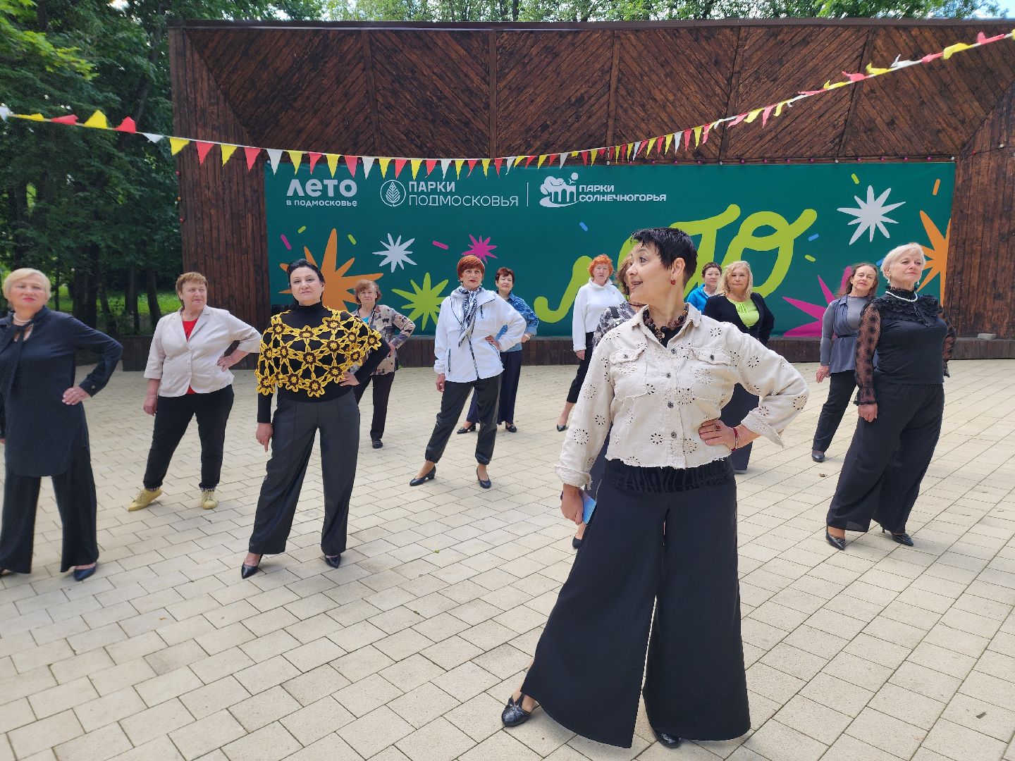 солнечногорск, мода, лето, парк, пенсионеры,